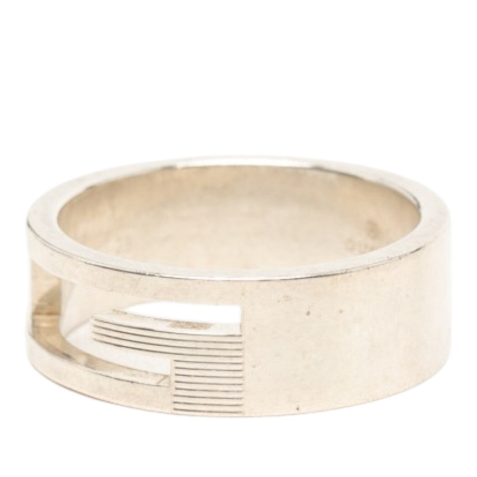 Gucci Silver 925 Band Ring (Pre-Owned)