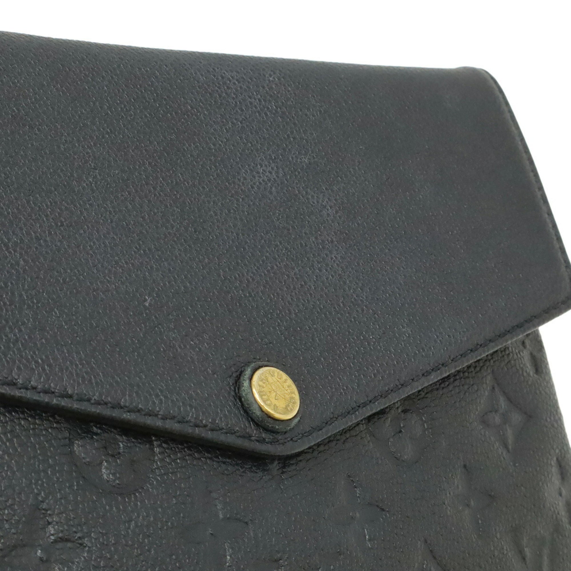 Louis Vuitton Monogram Empreinte Black Noir Monogram Empreinte Shoulder Bag (Pre-Owned)