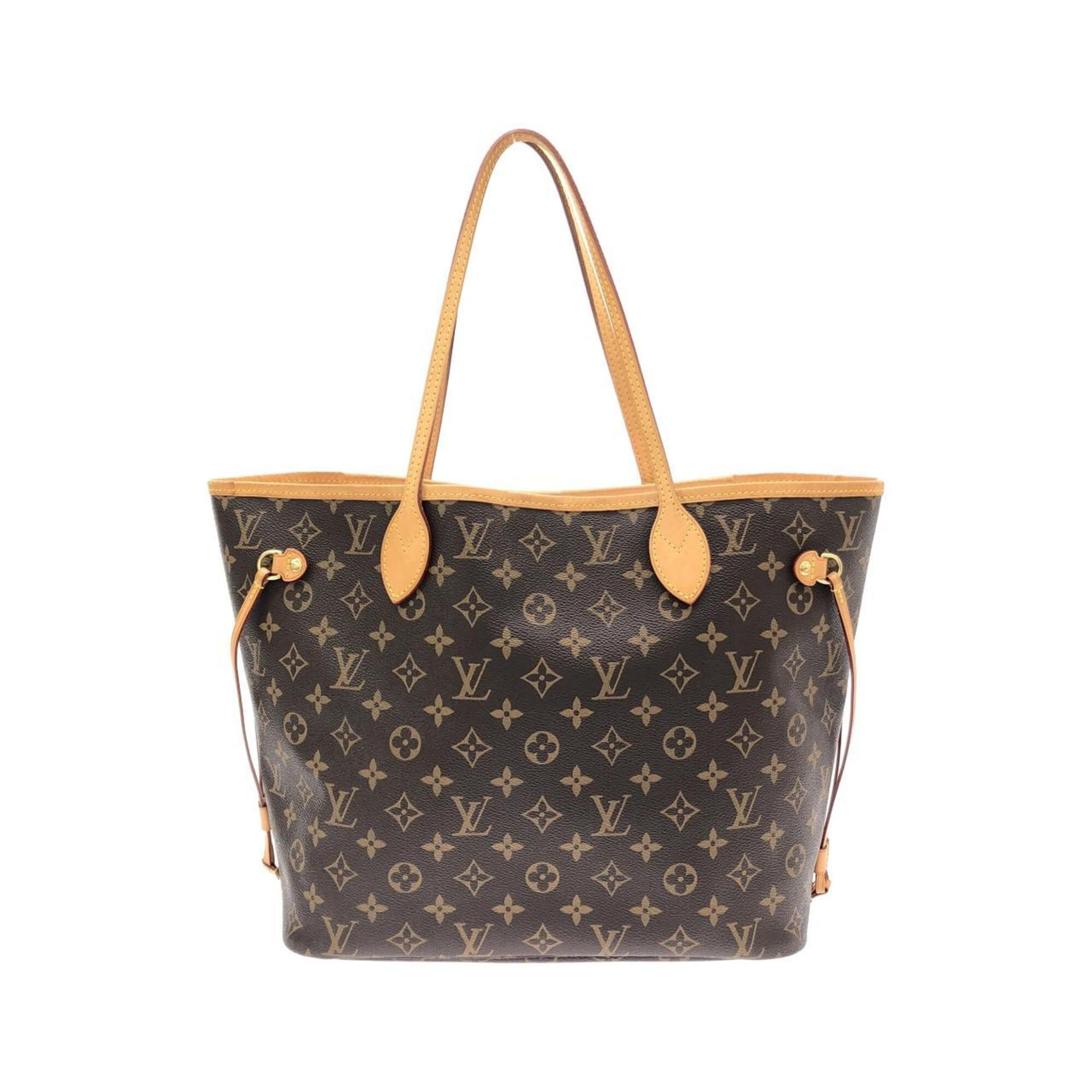 Louis Vuitton Marron Mimosa Coated Canvas Handbag Pouch (Pre-Owned)