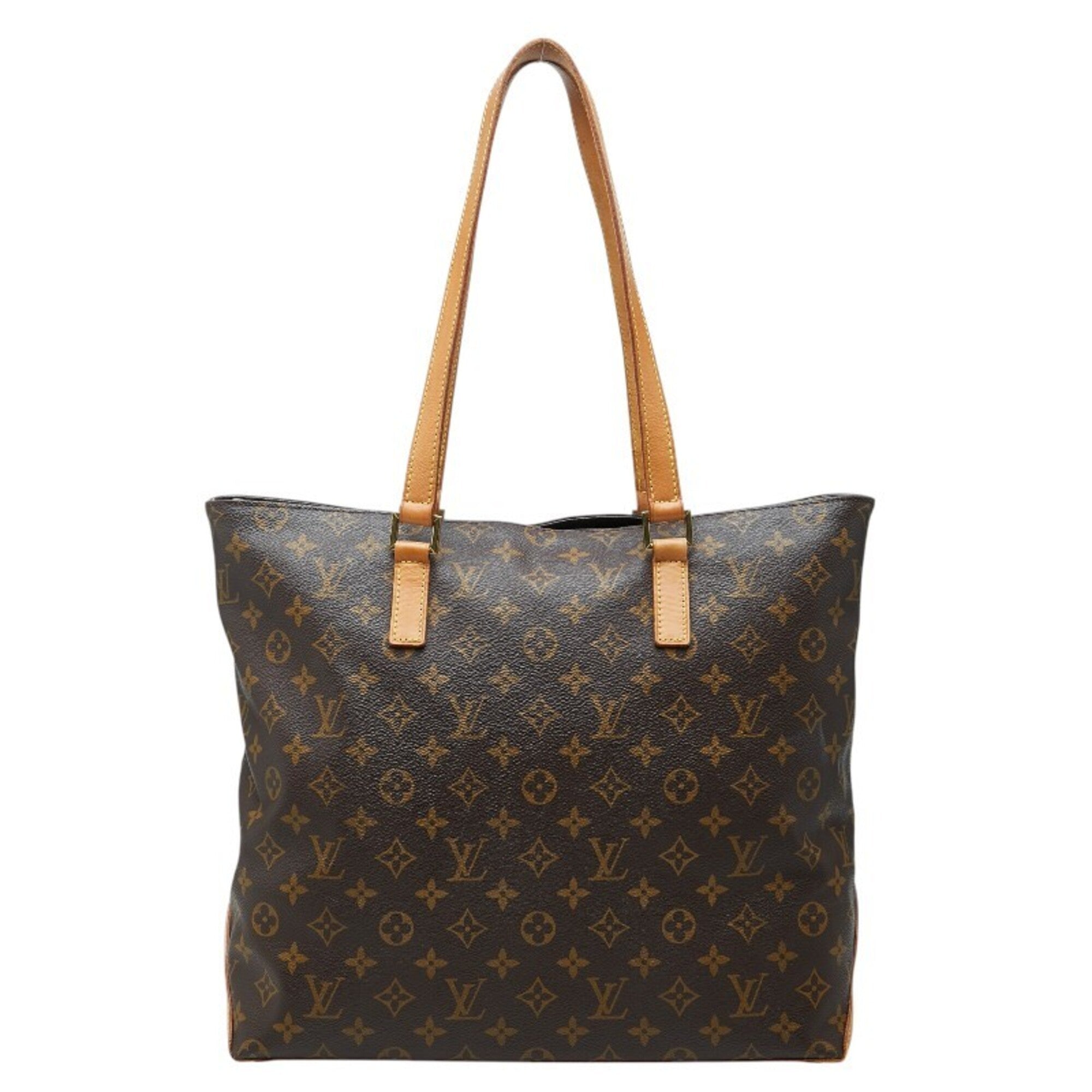 Louis Vuitton Brown Pvc Leather Tote Bag (Pre-Owned)