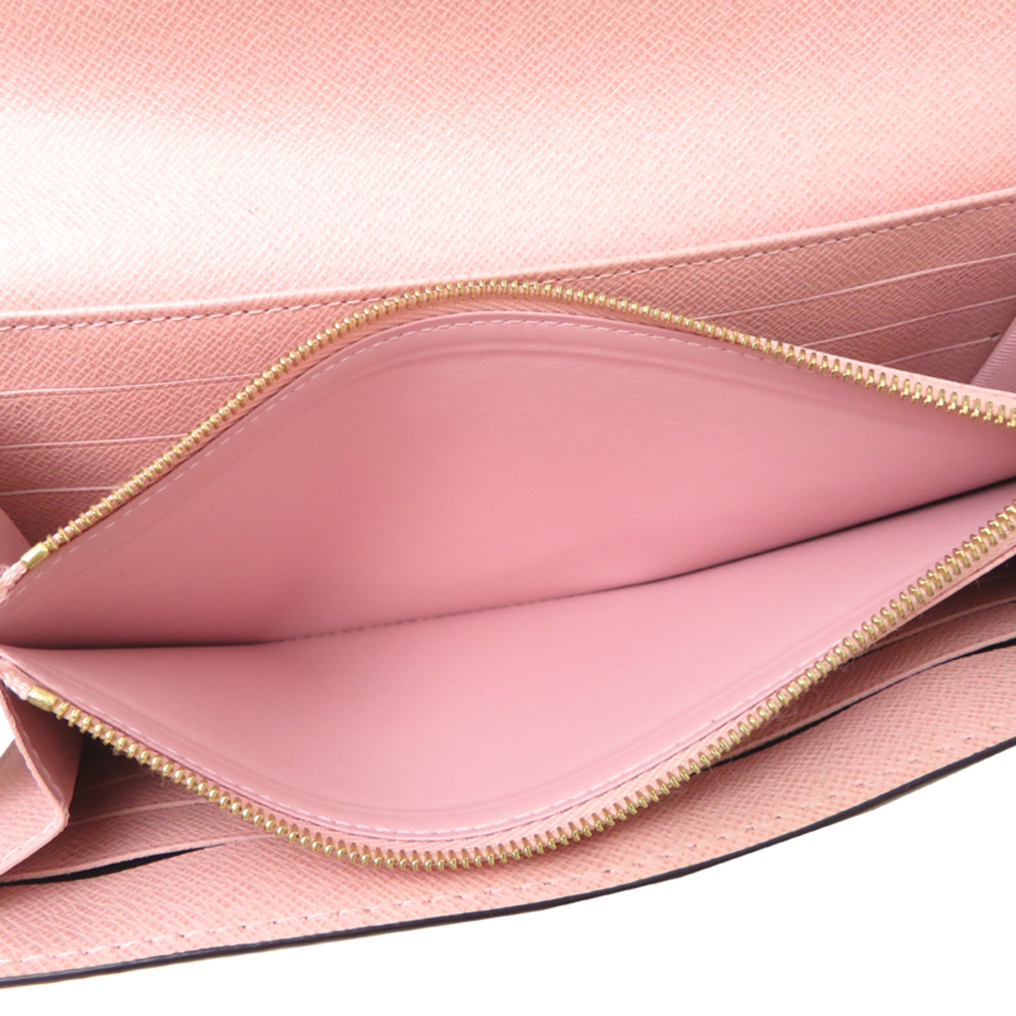 Louis Vuitton Rose Ballerine Damier Canvas Long Wallet (Bi-Fold) (Pre-Owned)