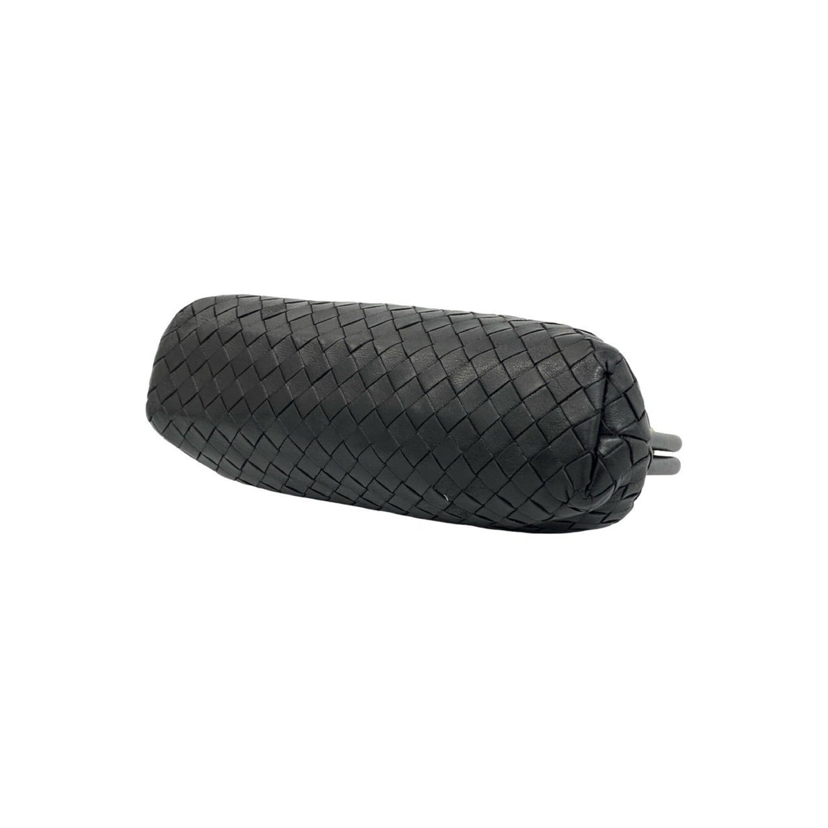 Bottega Veneta Black Leather Shoulder Bag (Pre-Owned)
