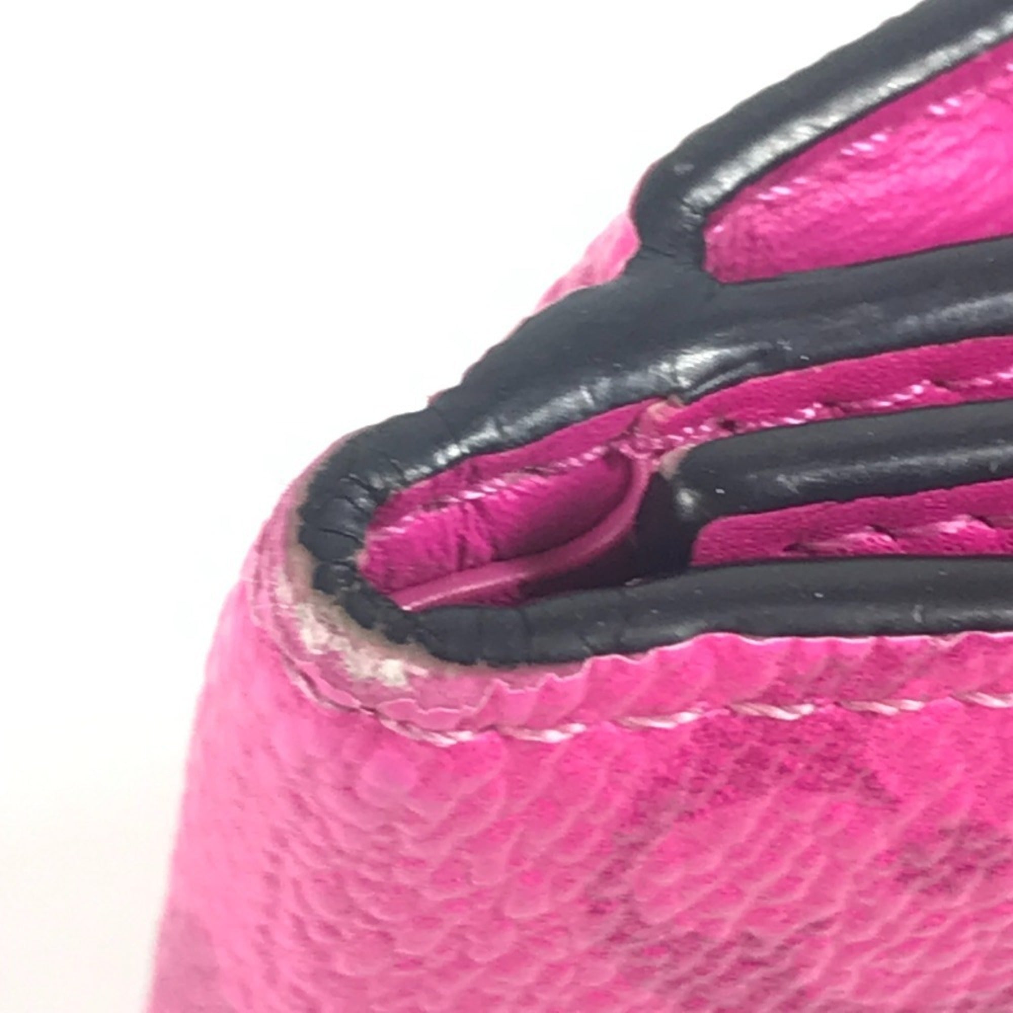 Louis Vuitton Pink Taigarama Wallet (Tri-Fold) (Pre-Owned)