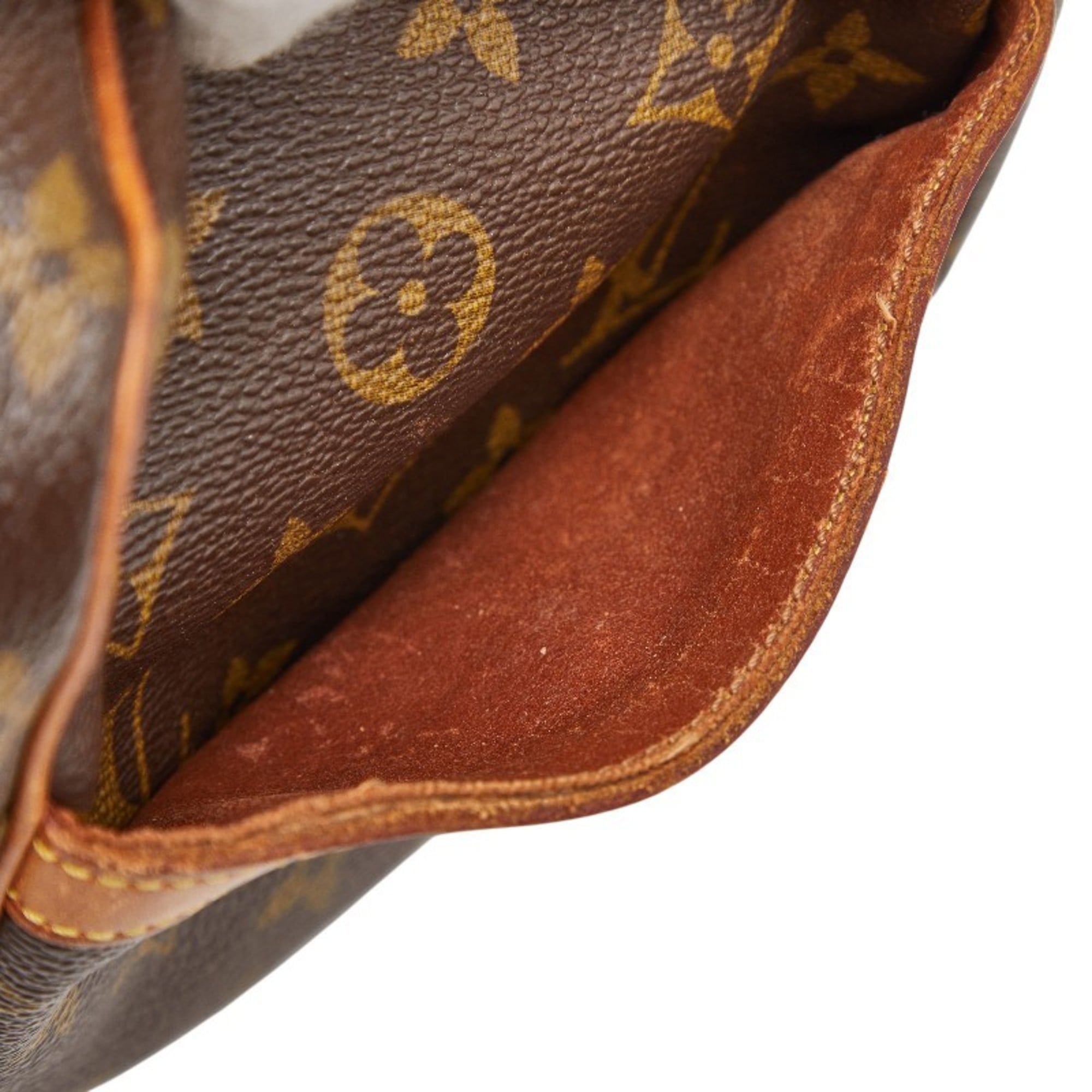 Louis Vuitton Brown Pvc Leather Shoulder Bag (Pre-Owned)