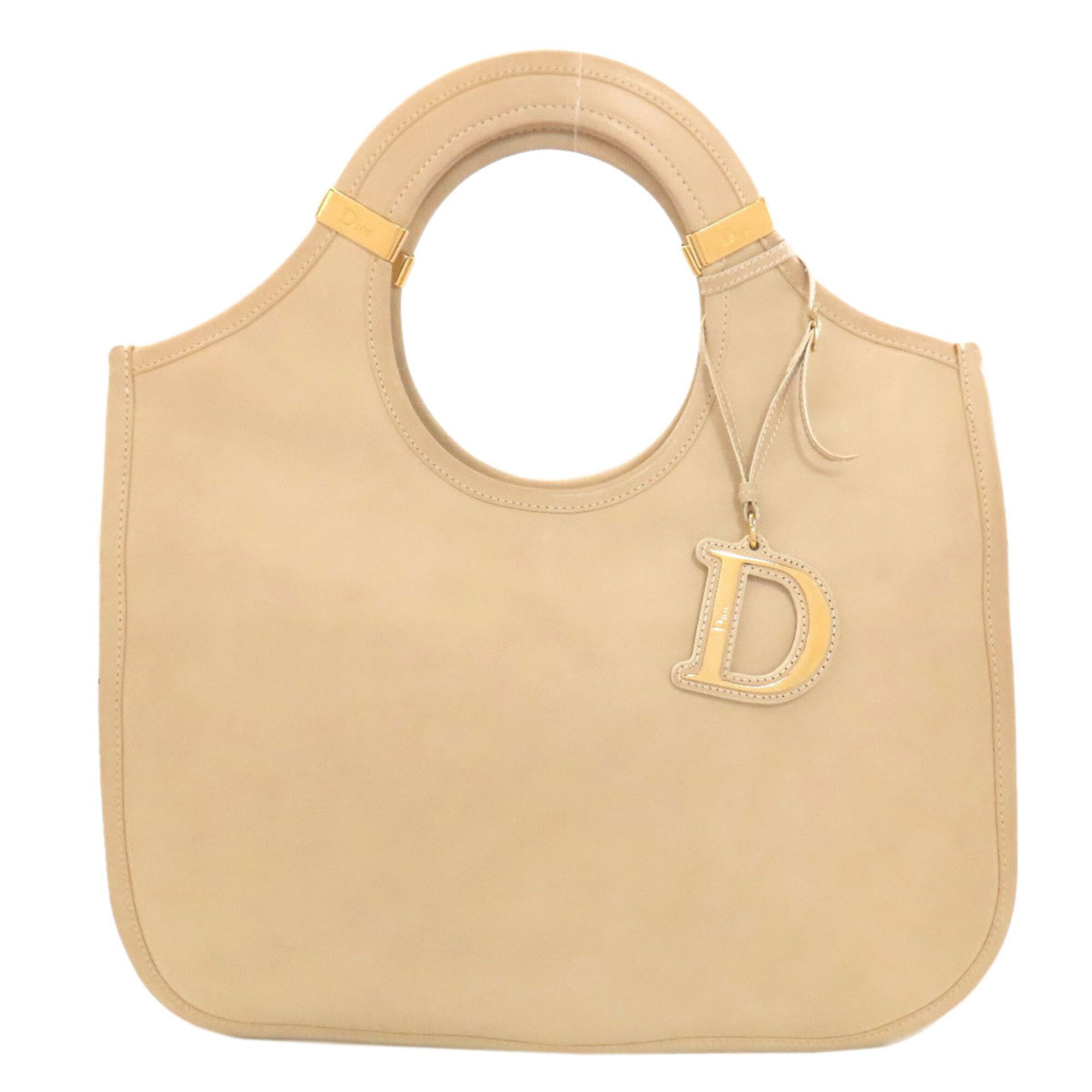 Christian Dior Beige Leather Handbag (Pre-Owned)