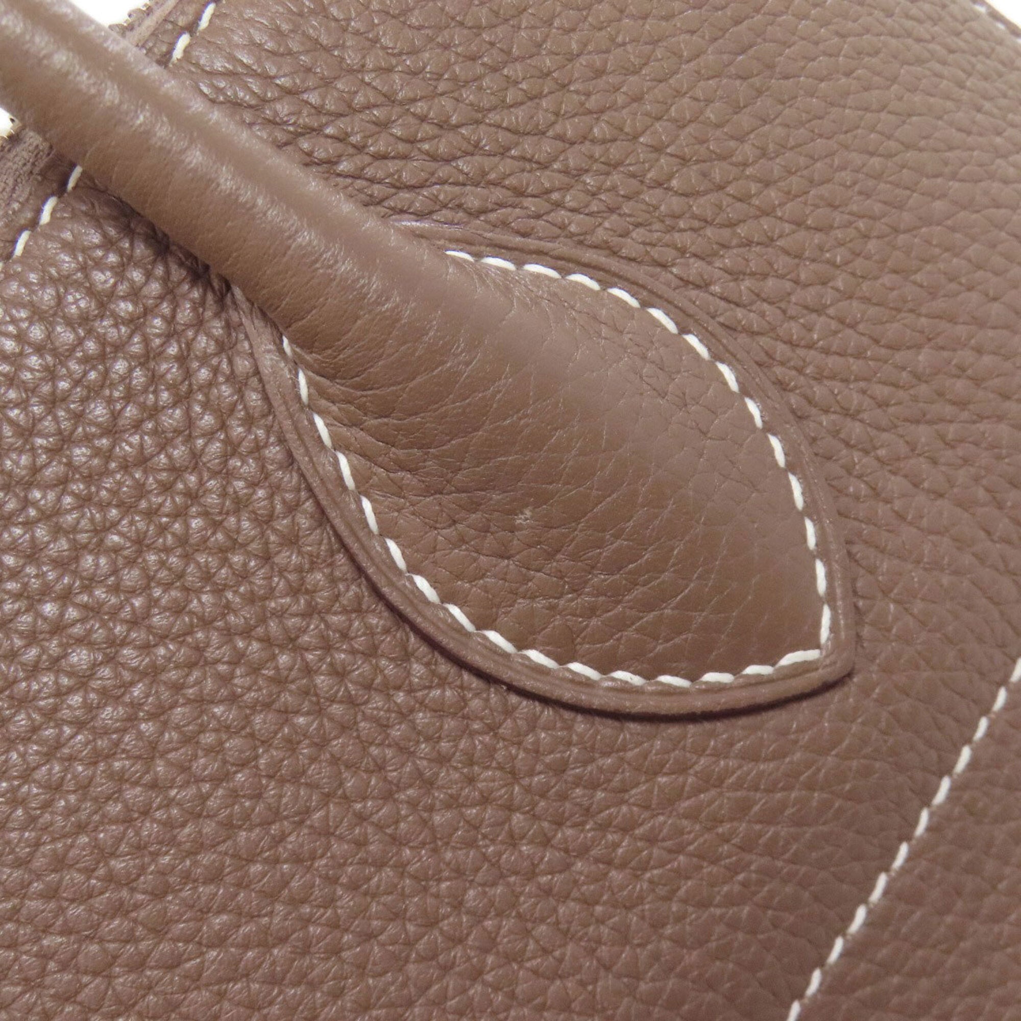Hermes Bolide Etoupe Gray Handbag (Pre-Owned)
