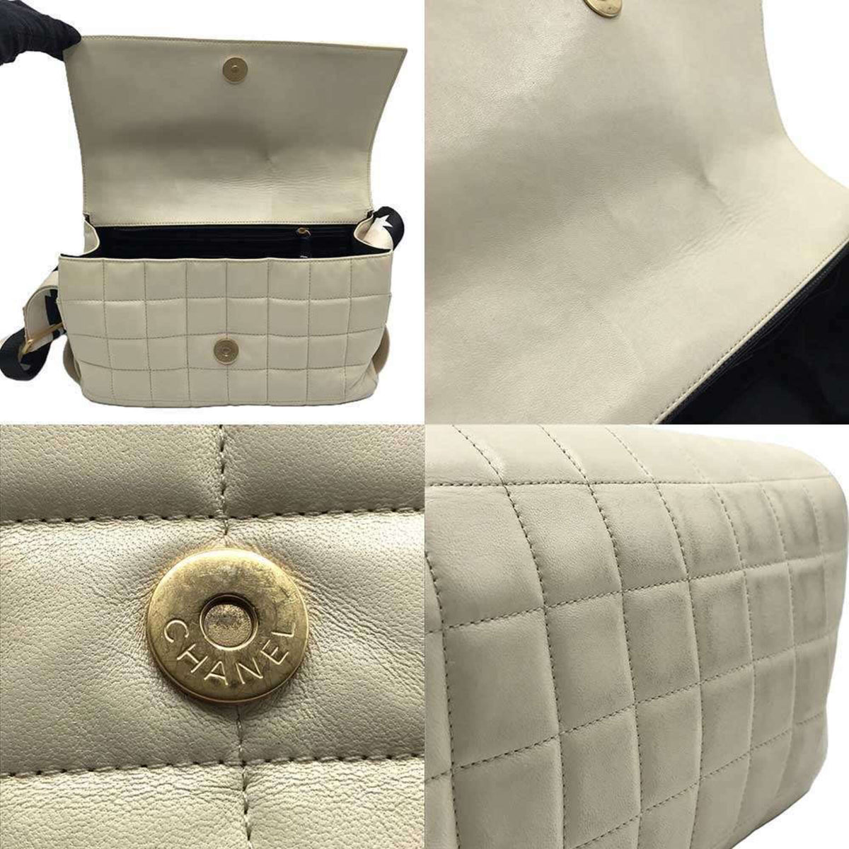 Chanel Ivory Ivory Shoulder Bag (Pre-Owned)