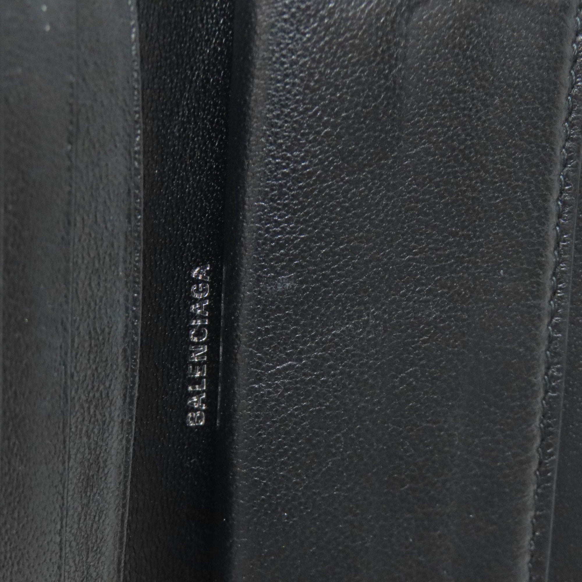 Balenciaga Black Leather Wallet (Bi-Fold) (Pre-Owned)