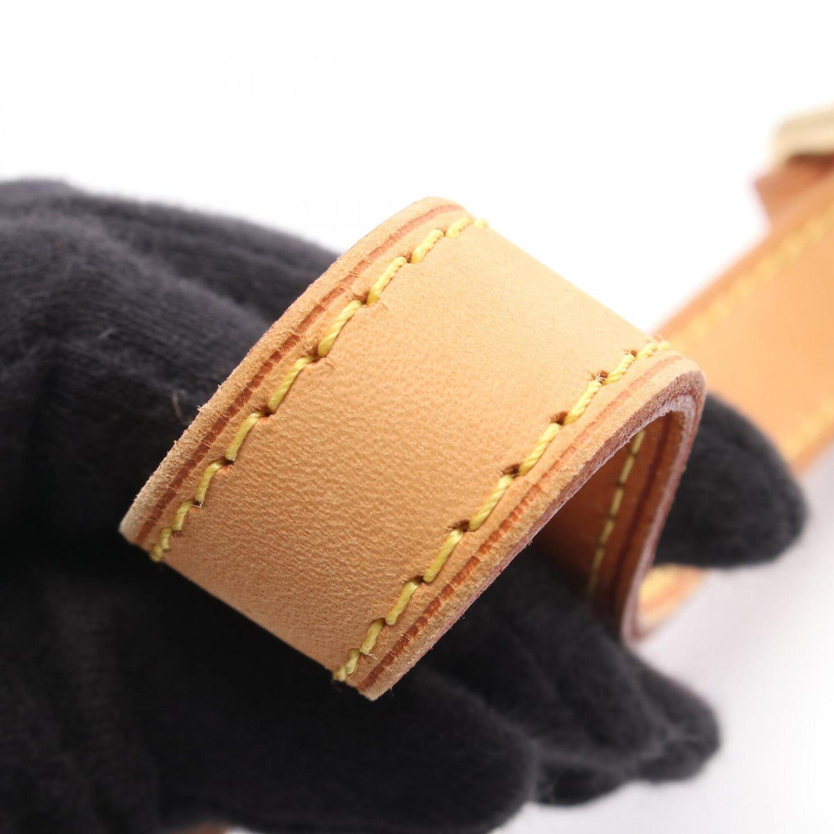 Louis Vuitton Brown Coated Canvas Leather Handbag Shoulder Bag (Pre-Owned)