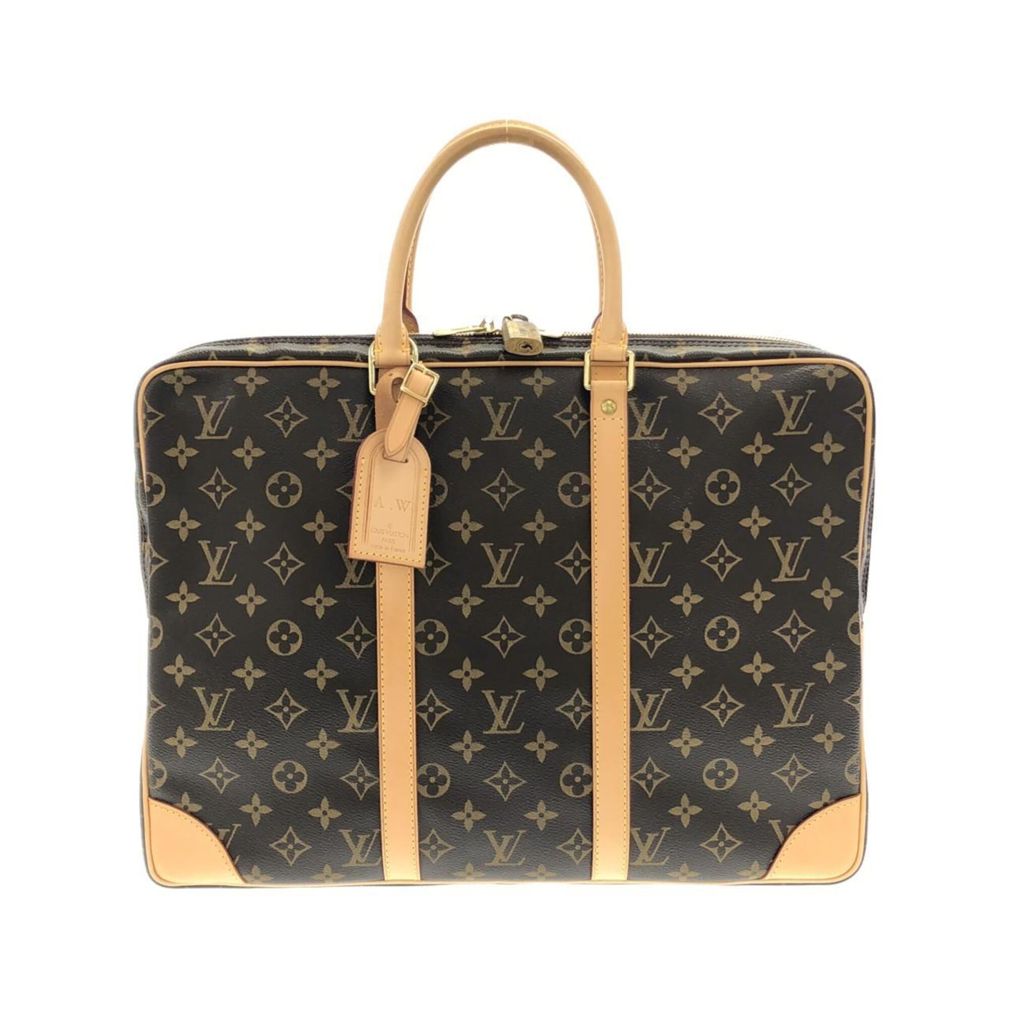 Louis Vuitton Marron Coated Canvas Handbag (Pre-Owned)