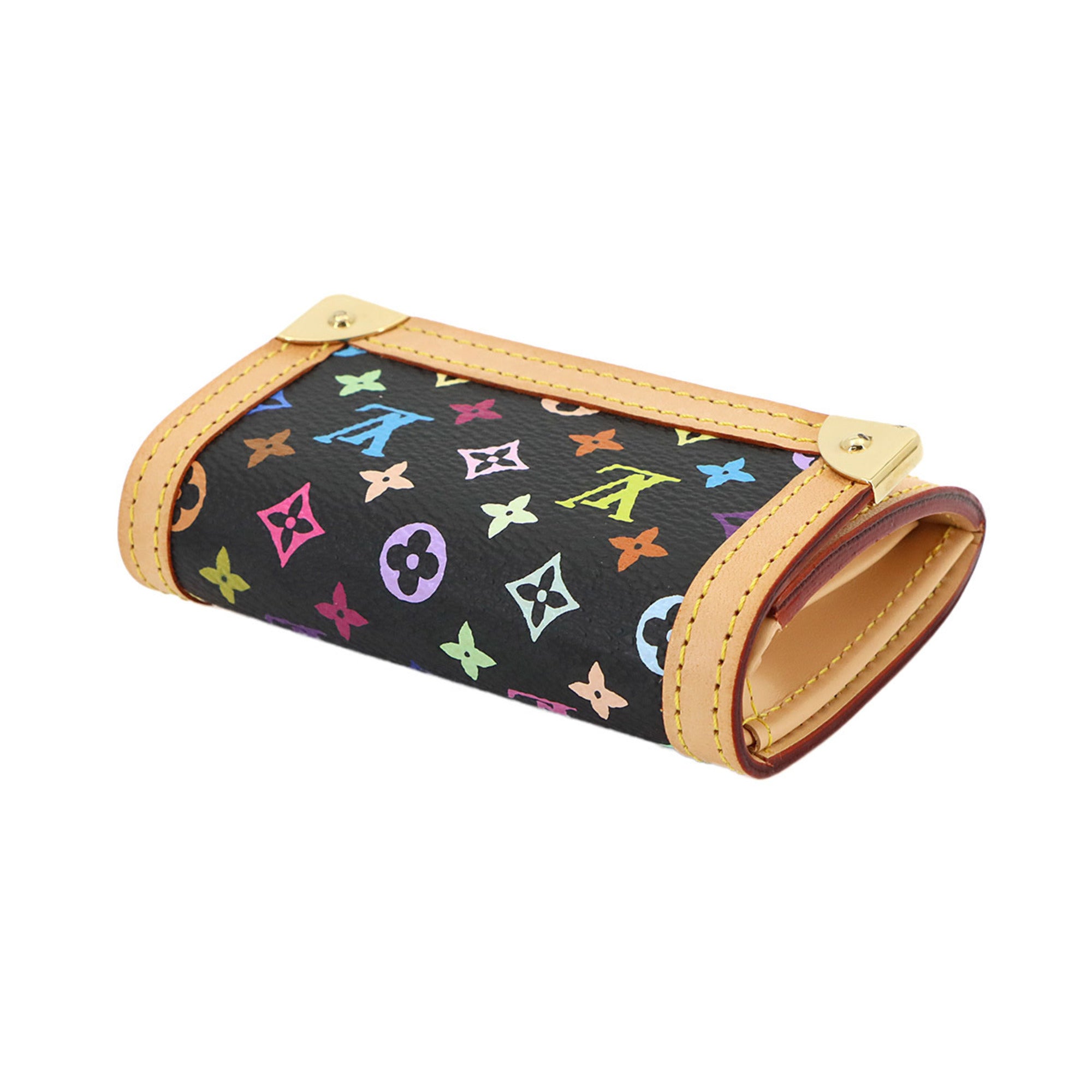 Louis Vuitton Noir Monogram Multicolore Canvas Coin Purse/Coin Case (Pre-Owned)