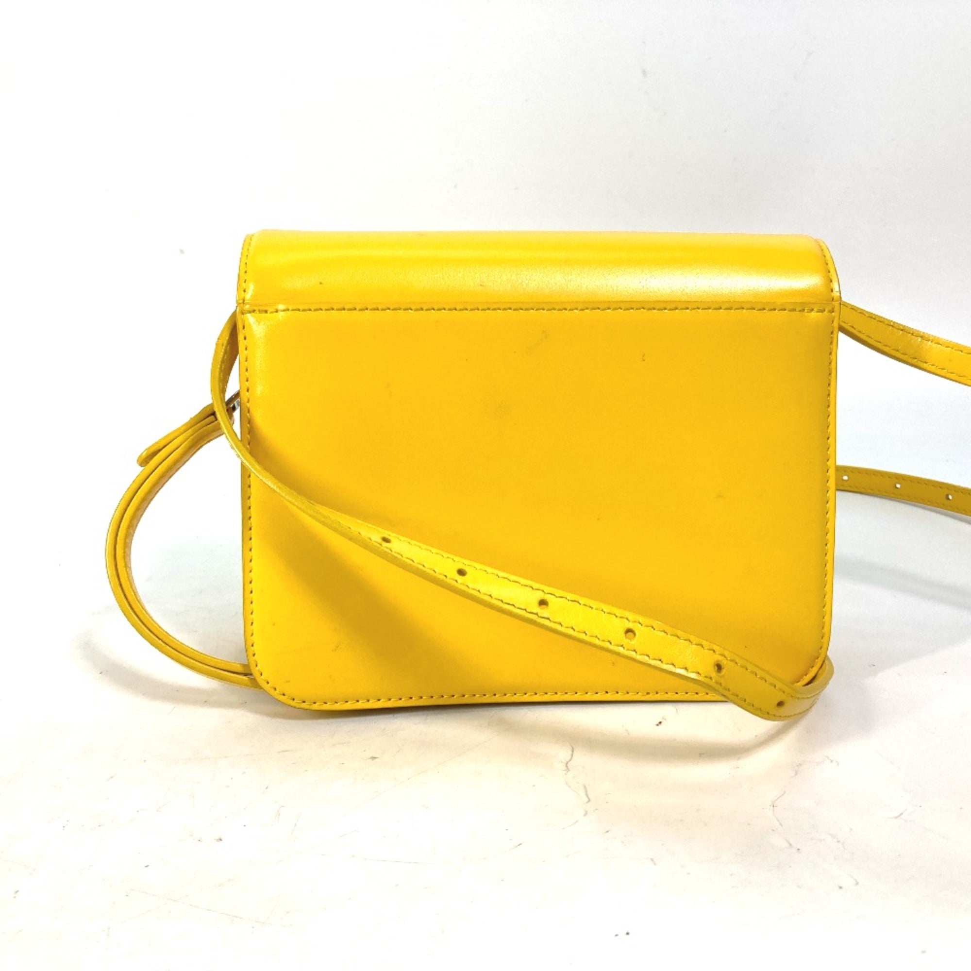 Balenciaga Yellow Leather Shoulder Bag (Pre-Owned)
