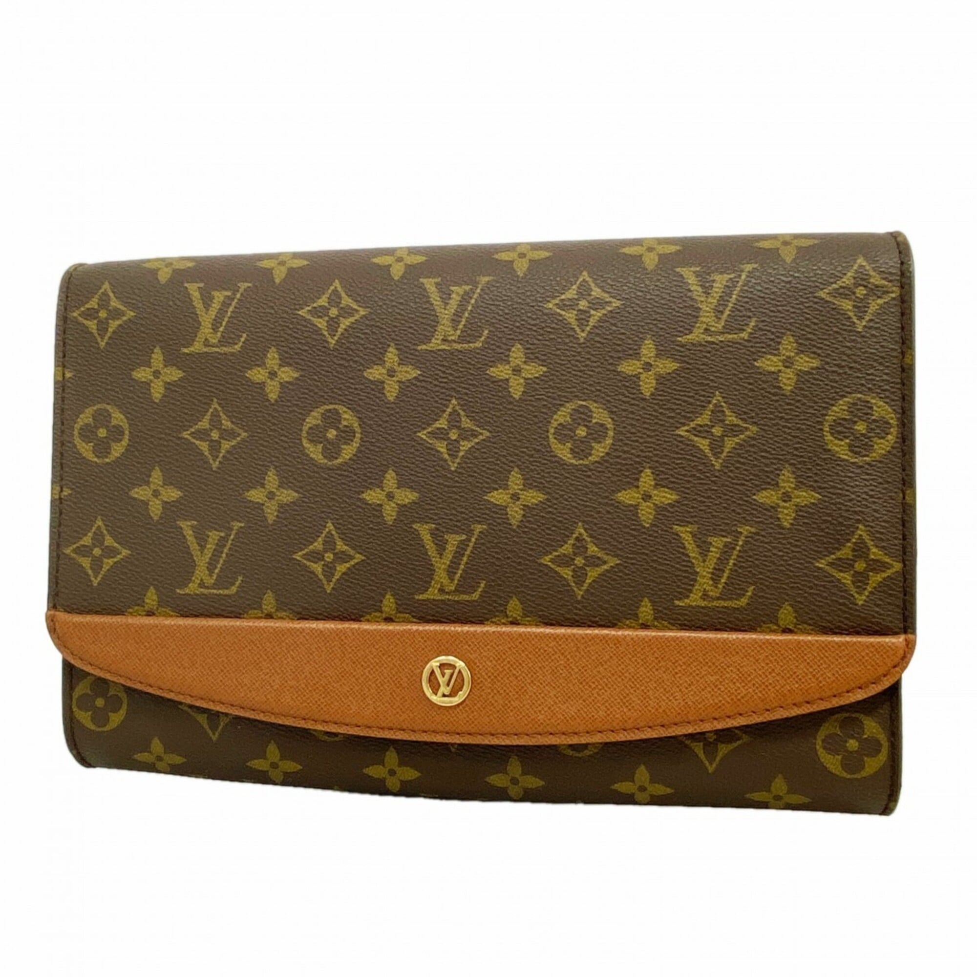 Louis Vuitton Brown Clutch Bag (Pre-Owned)