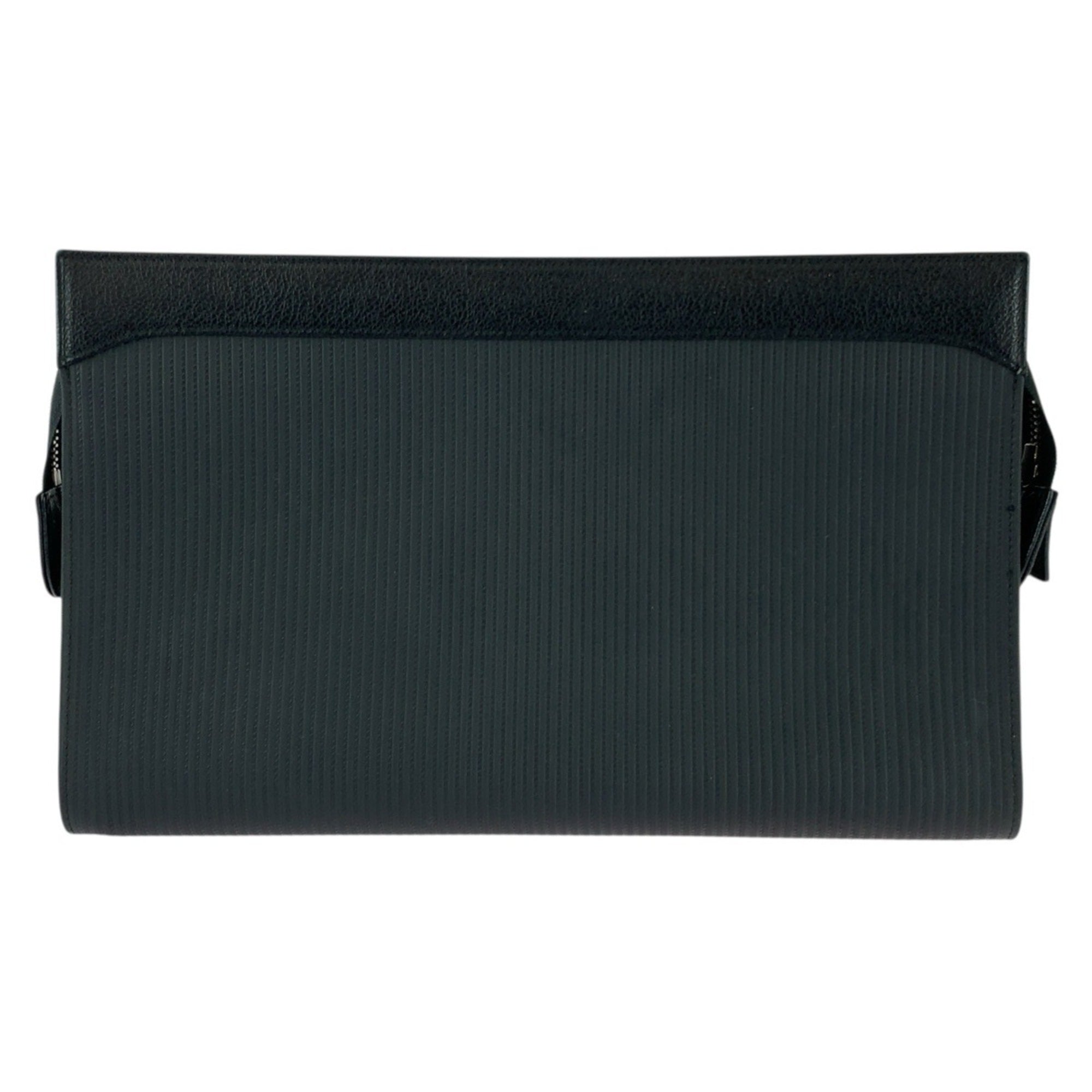 Bvlgari Black Pvc Clutch Bag (Pre-Owned)