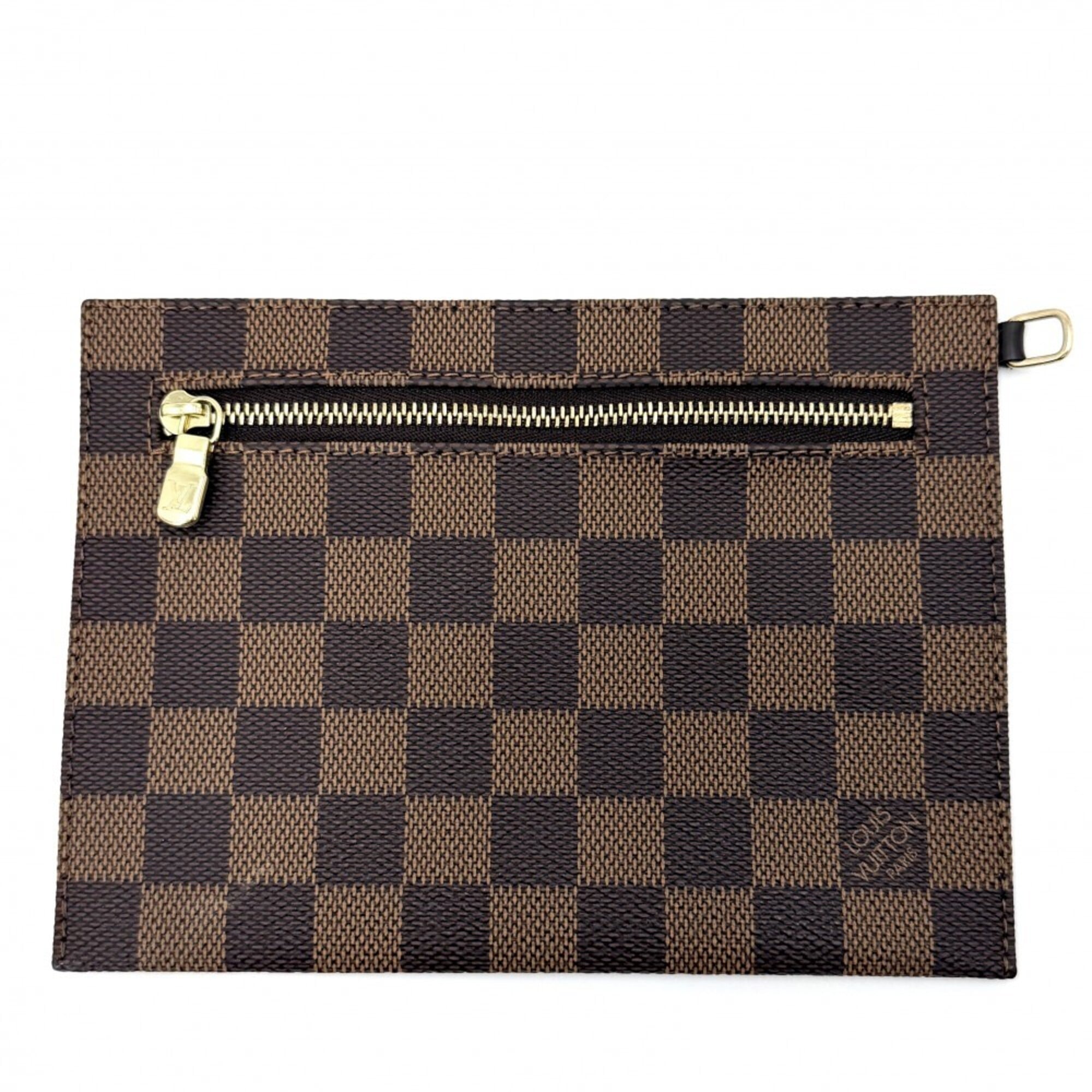 Louis Vuitton Brown Damier Canvas Handbag Pouch Tote Bag (Pre-Owned)