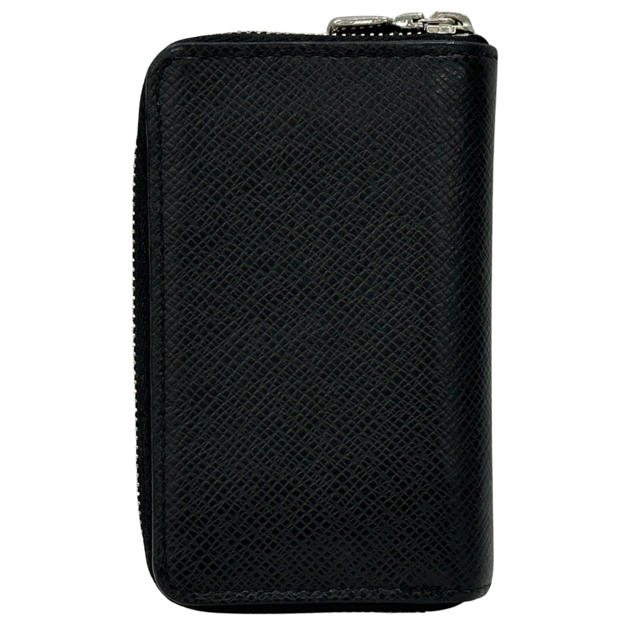 Louis Vuitton Ardoise Black Taiga Leather Coin Purse/Coin Case (Pre-Owned)