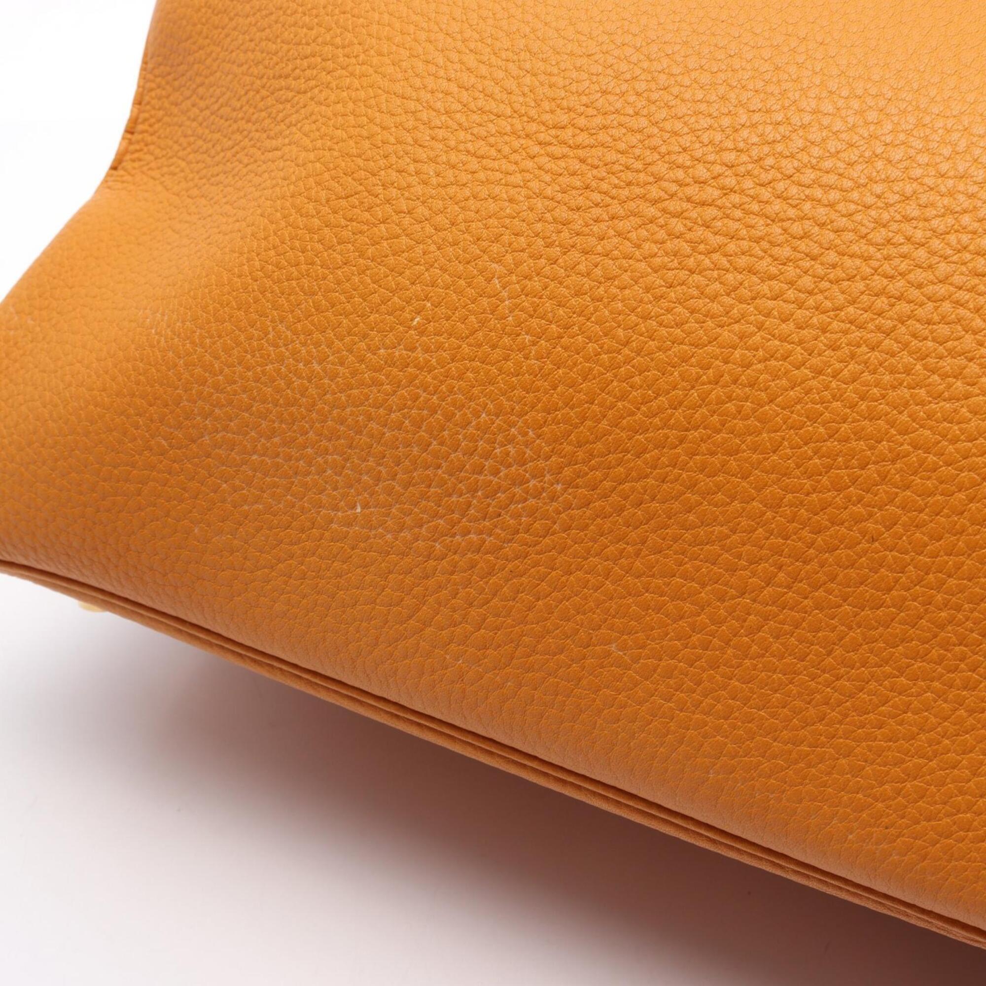 Hermes Yellow Togo Leather Handbag (Pre-Owned)