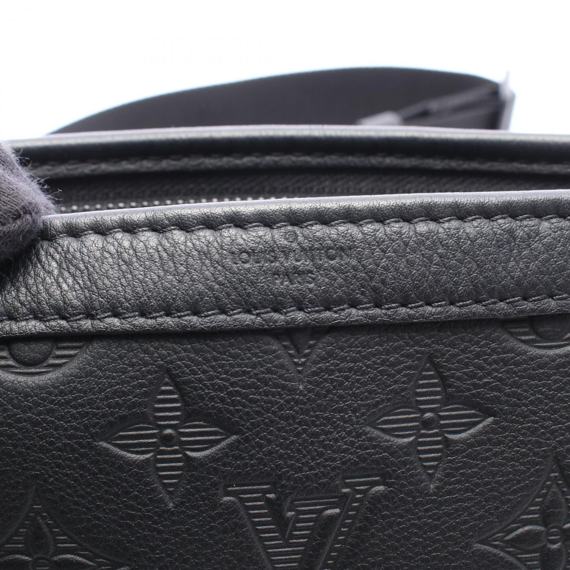 Louis Vuitton Monogram Shadow Black Monogram Shadow Handbag Shoulder Bag (Pre-Owned)