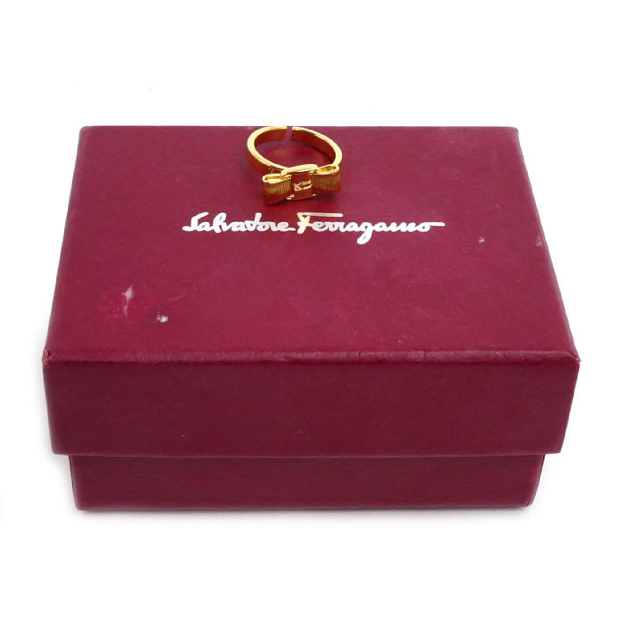 Salvatore Ferragamo Brass Band Ring (Pre-Owned)