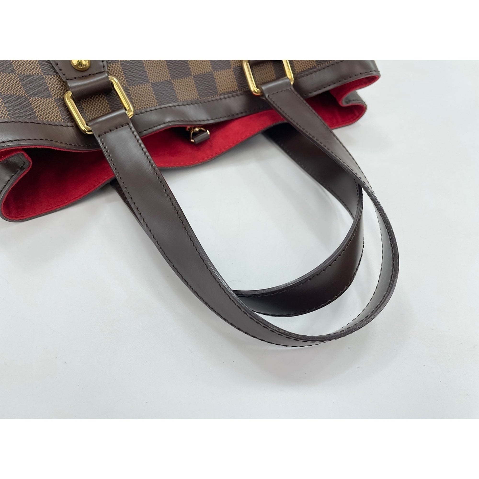 Louis Vuitton Brown Damier Canvas Handbag (Pre-Owned)