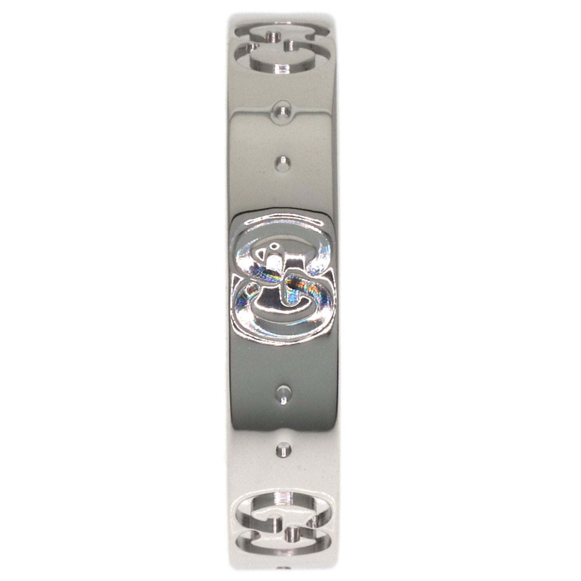 Gucci Icon White Gold (18K) Band Ring (Pre-Owned)