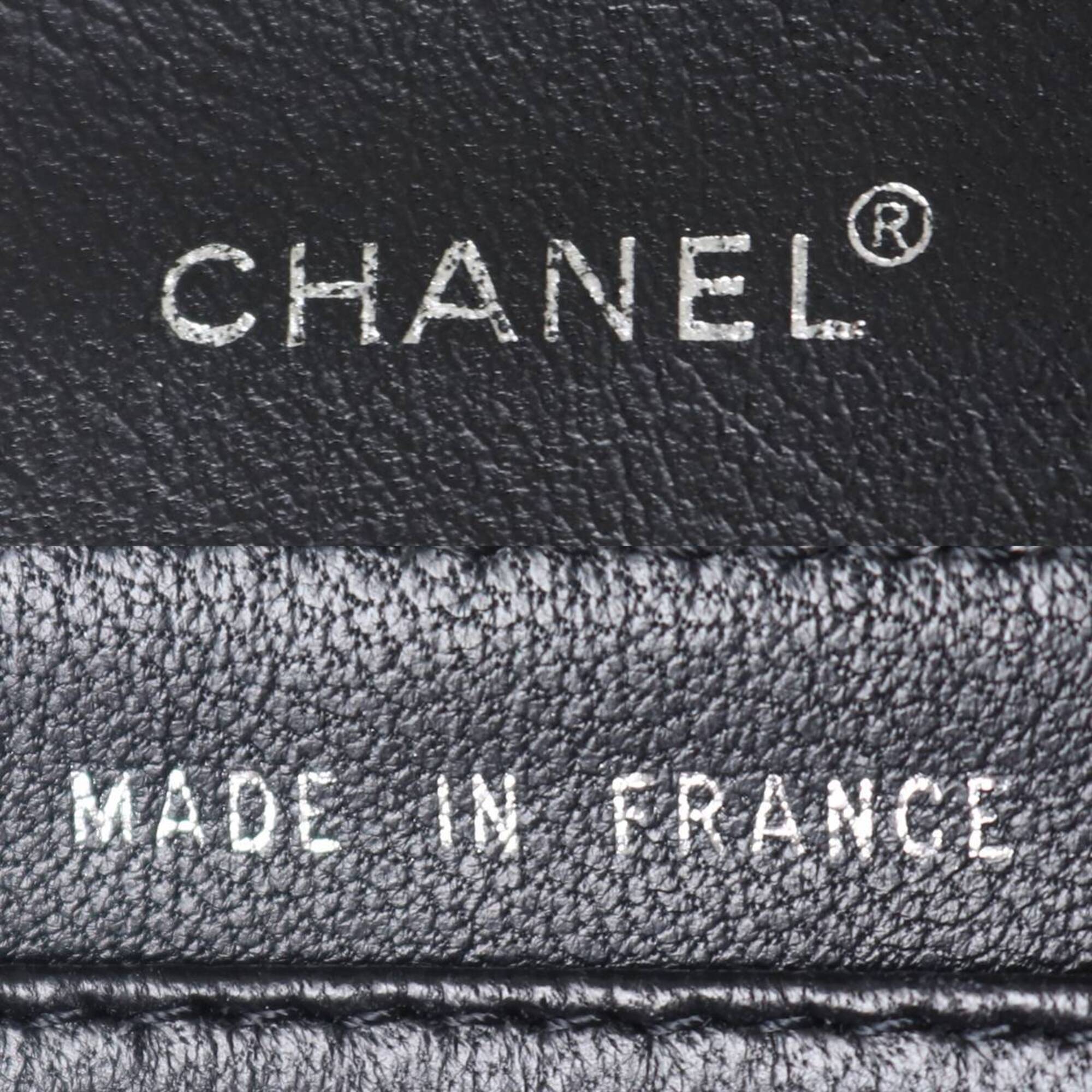 Chanel New Travel Line Black Long Wallet (Bi-Fold) (Pre-Owned)