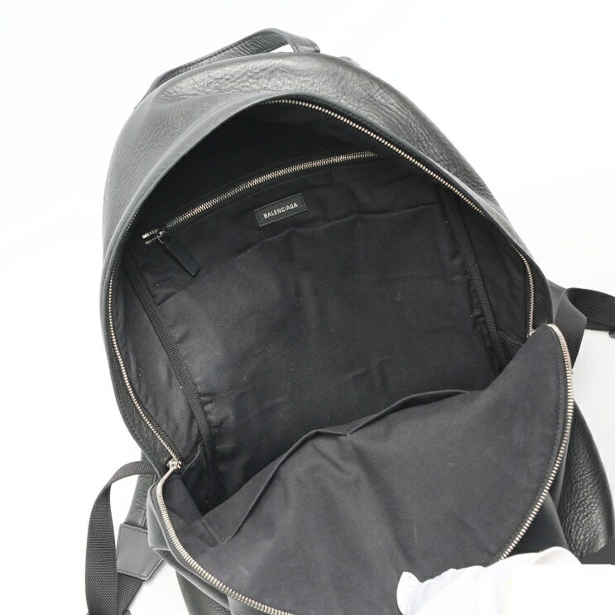 Balenciaga Black Leather Backpack (Pre-Owned)