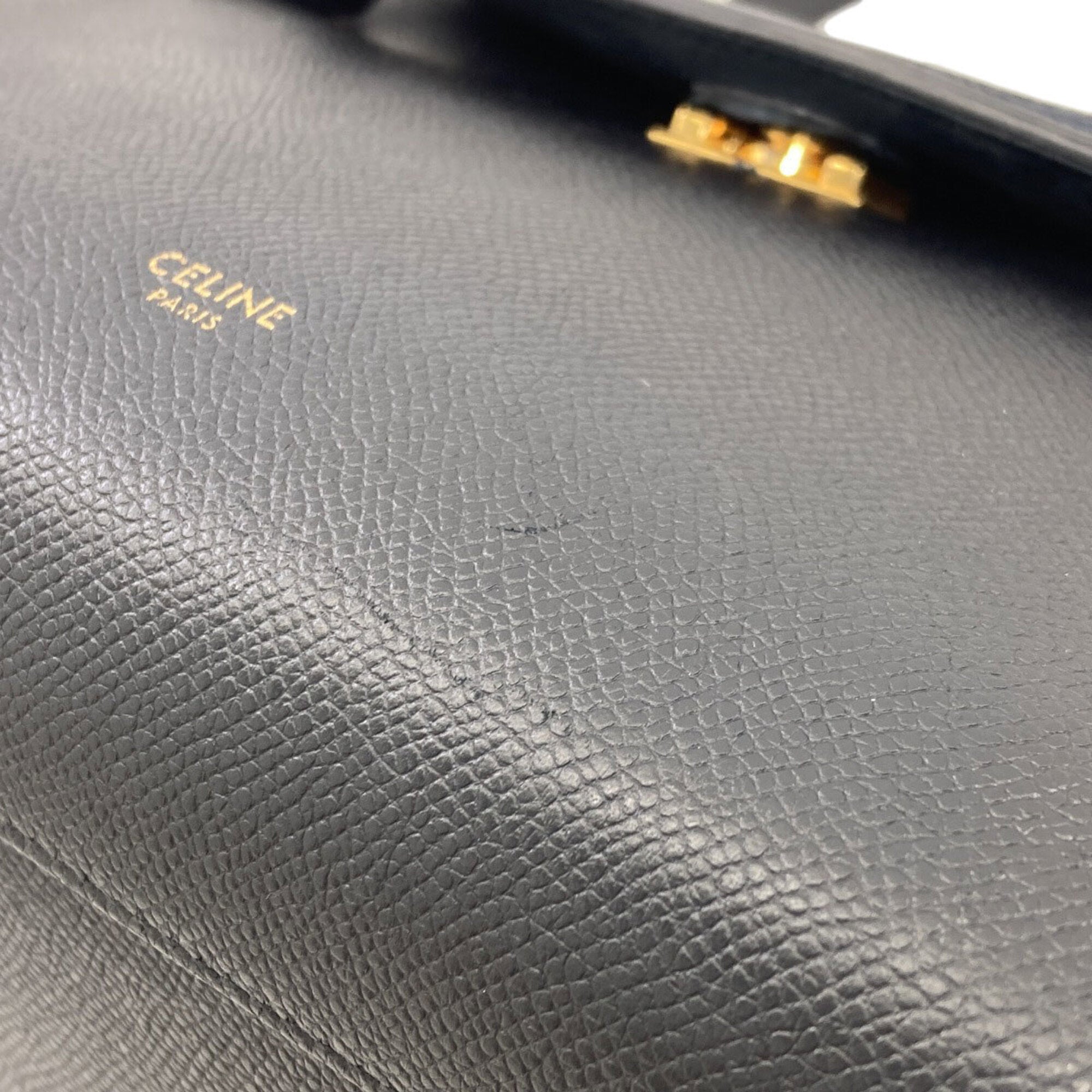 Celine Black Leather Handbag (Pre-Owned)
