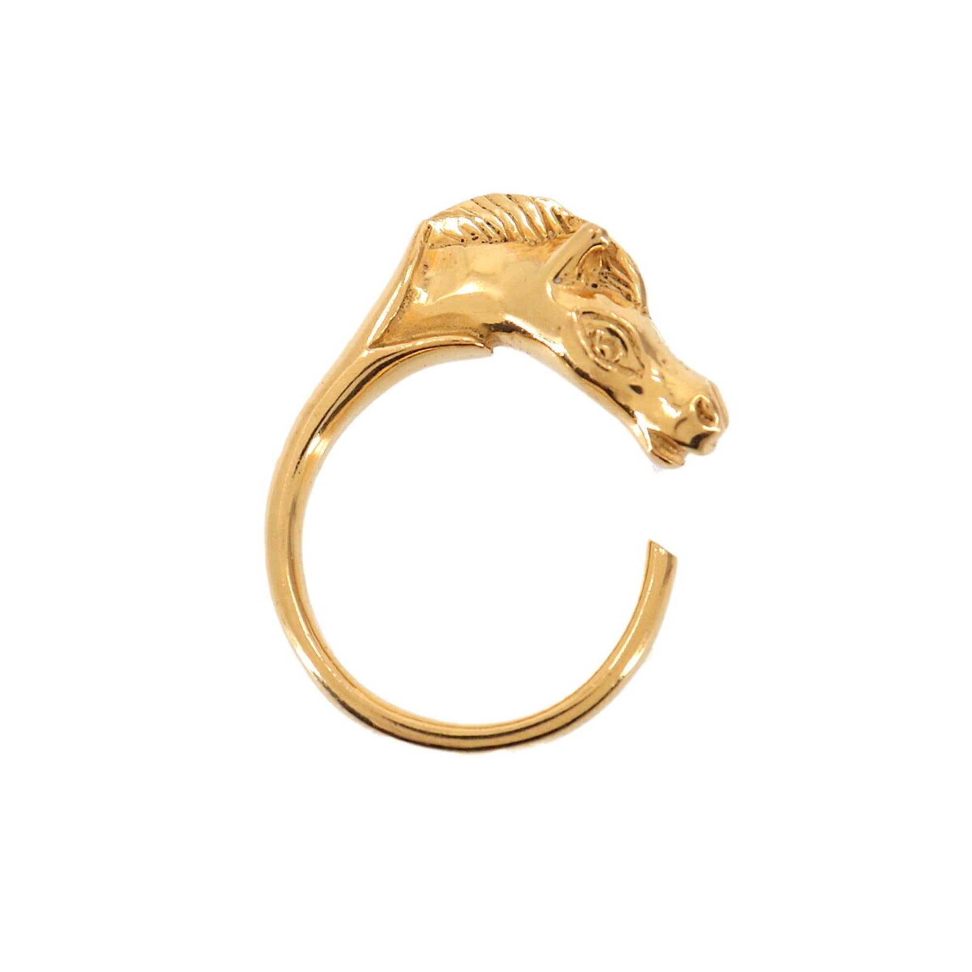 Hermes Gold Band Ring (Pre-Owned)