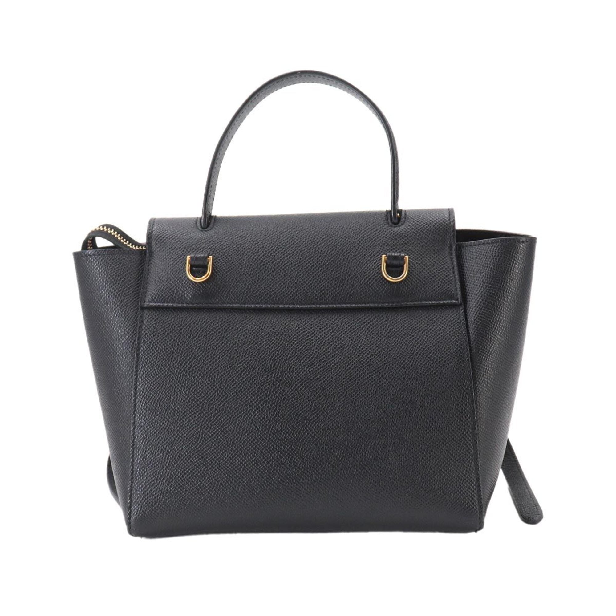 Celine Black Leather Handbag (Pre-Owned)