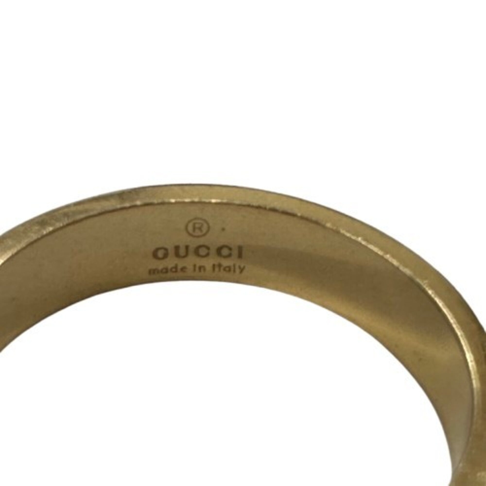 Gucci Icon Yellow Gold (18K) Band Ring (Pre-Owned)