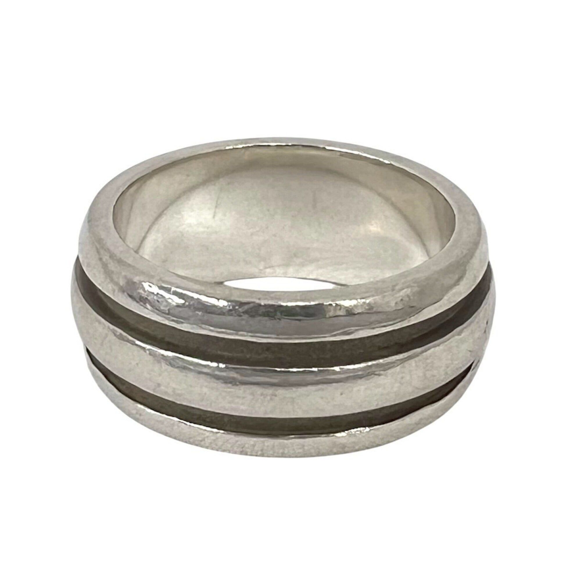 Tiffany Silver Silver 925 Band Ring (Pre-Owned)