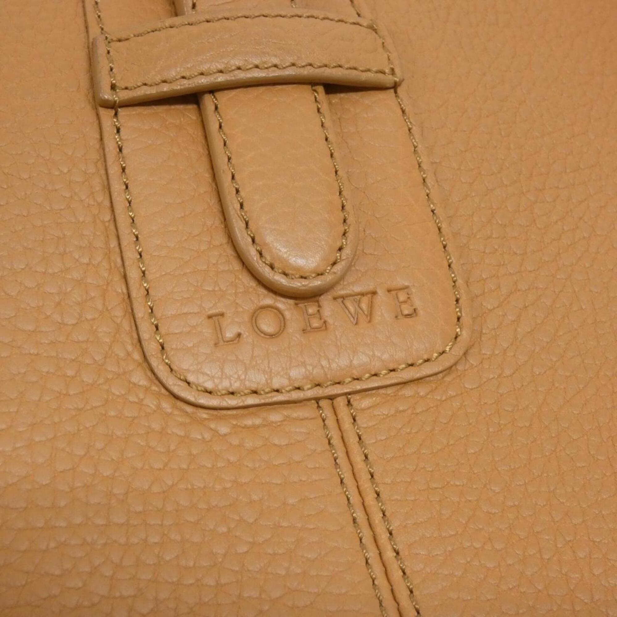 Loewe Light Brown Leather Handbag (Pre-Owned)