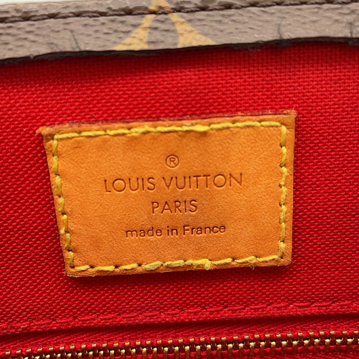 Louis Vuitton Monogram Red Color Monogram Handbag Shoulder Bag (Pre-Owned)