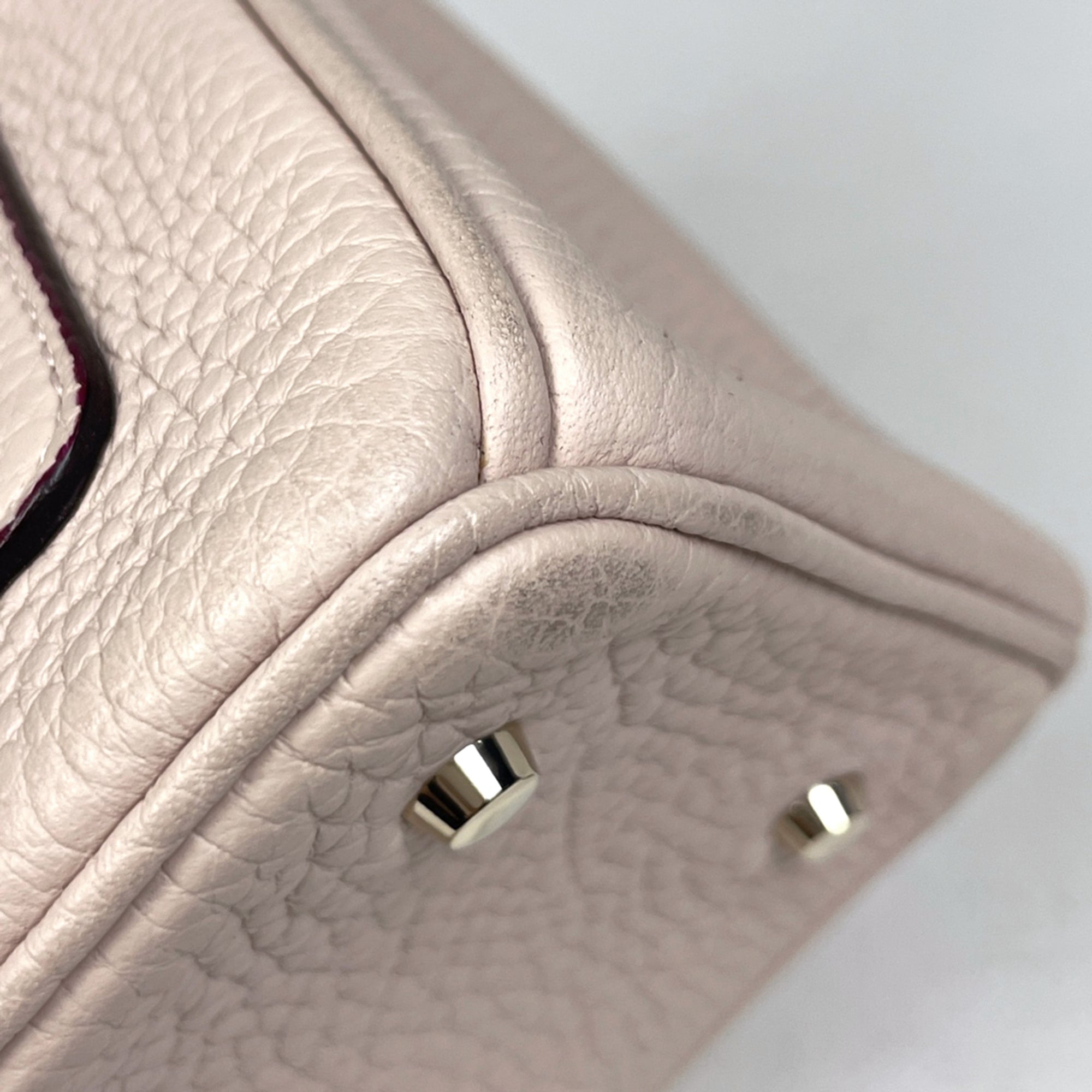 Christian Dior Pink Beige Leather Handbag (Pre-Owned)