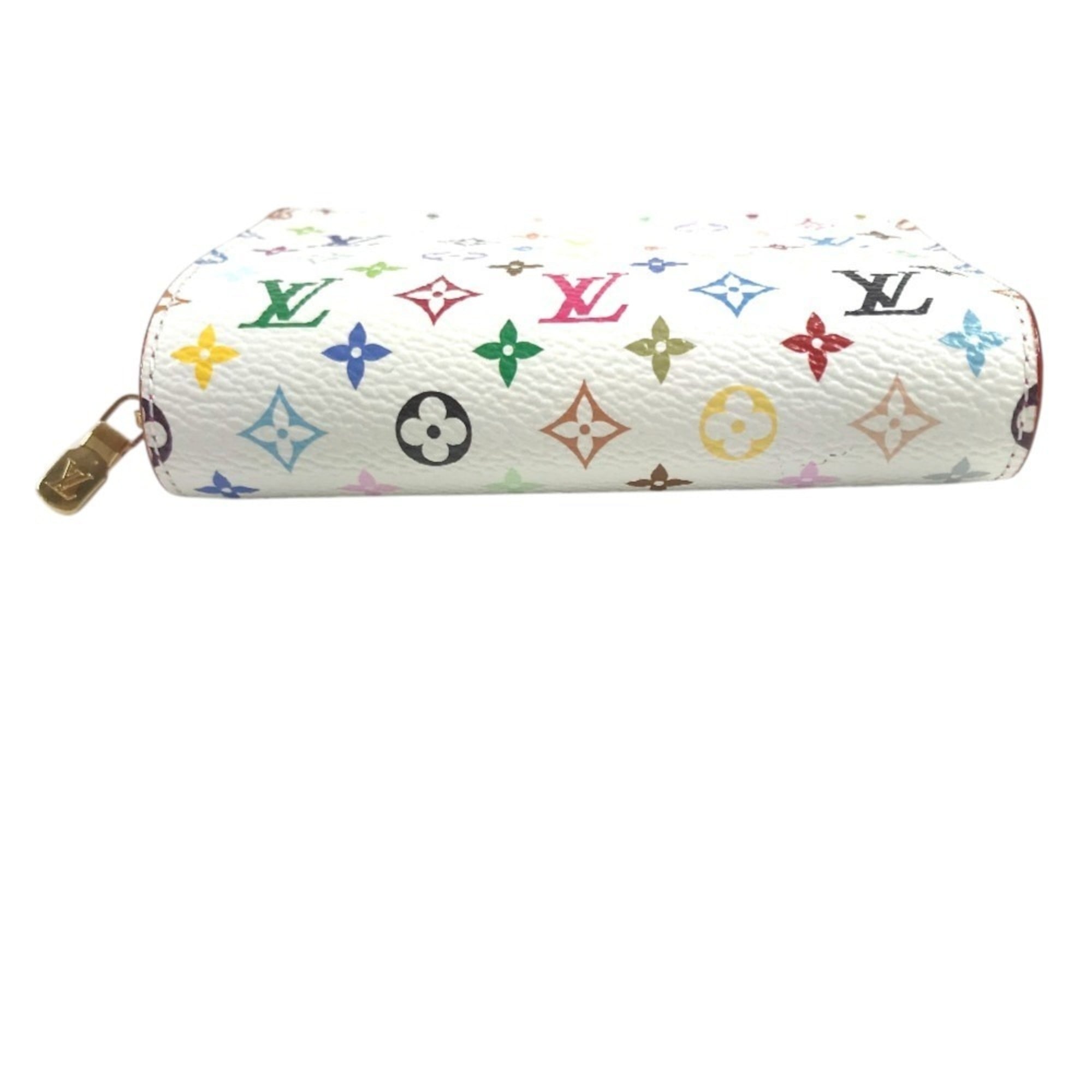 Louis Vuitton Pink White Monogram Multicolore Wallet (Bi-Fold) (Pre-Owned)