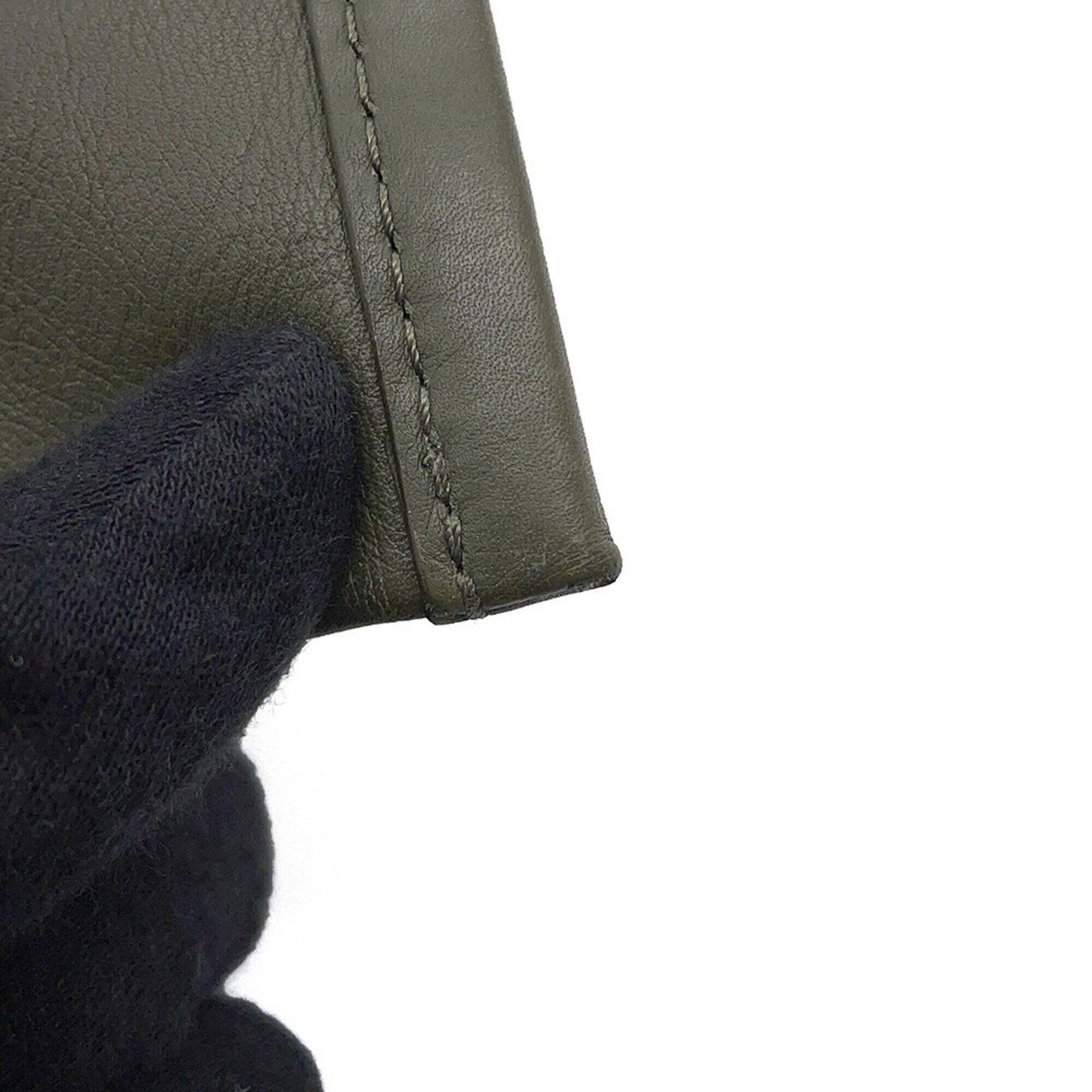 Louis Vuitton Black Khaki Monogram Noir Monogram Shadow Handbag Pouch Shoulder Bag (Pre-Owned)
