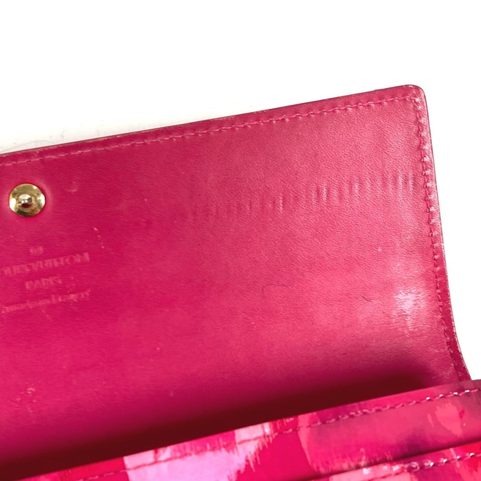 Louis Vuitton Galle Pink Long Bill Wallet (Bi-Fold) (Pre-Owned)