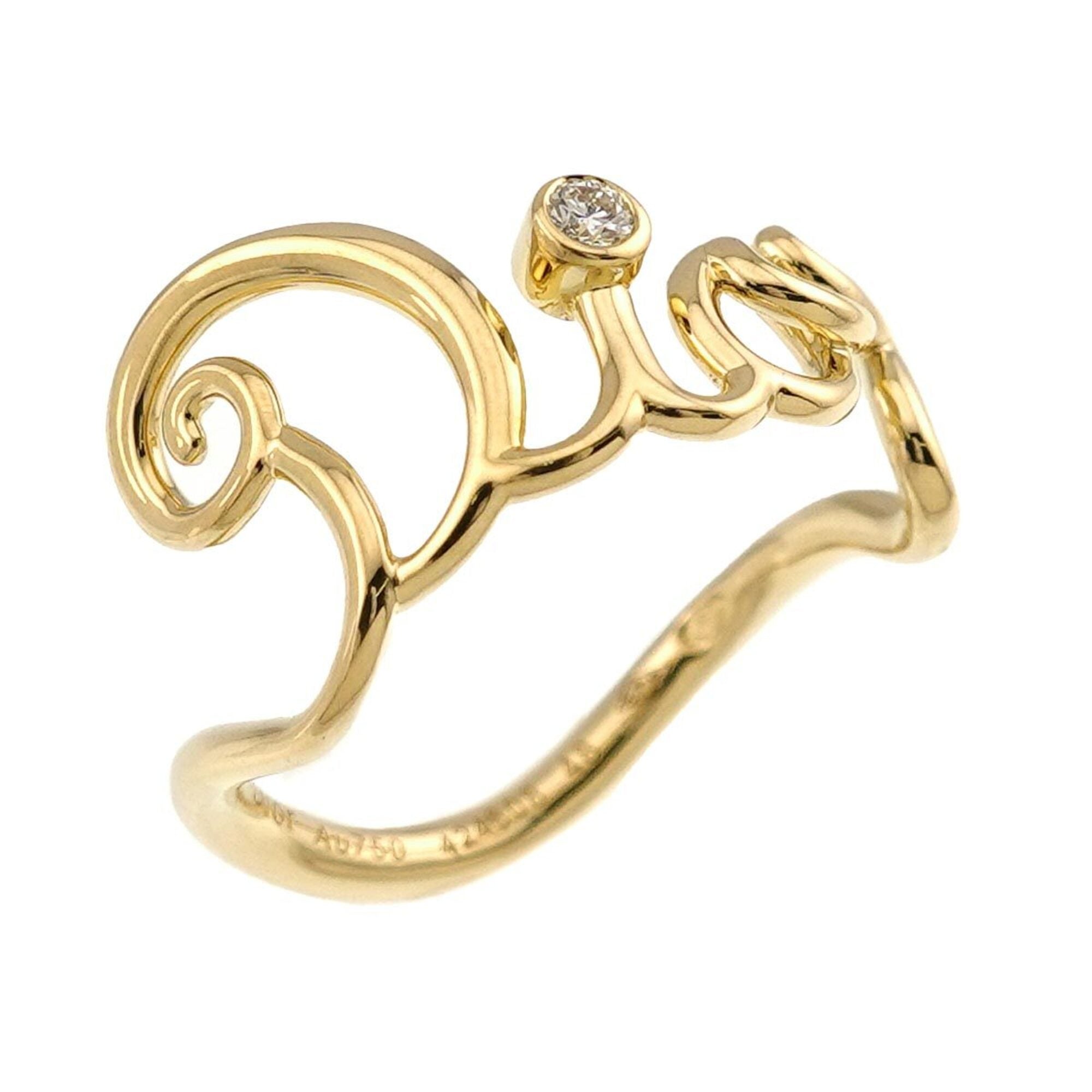 Christian Dior Yellow Gold Yellow Gold (18K) Band Ring (Pre-Owned)