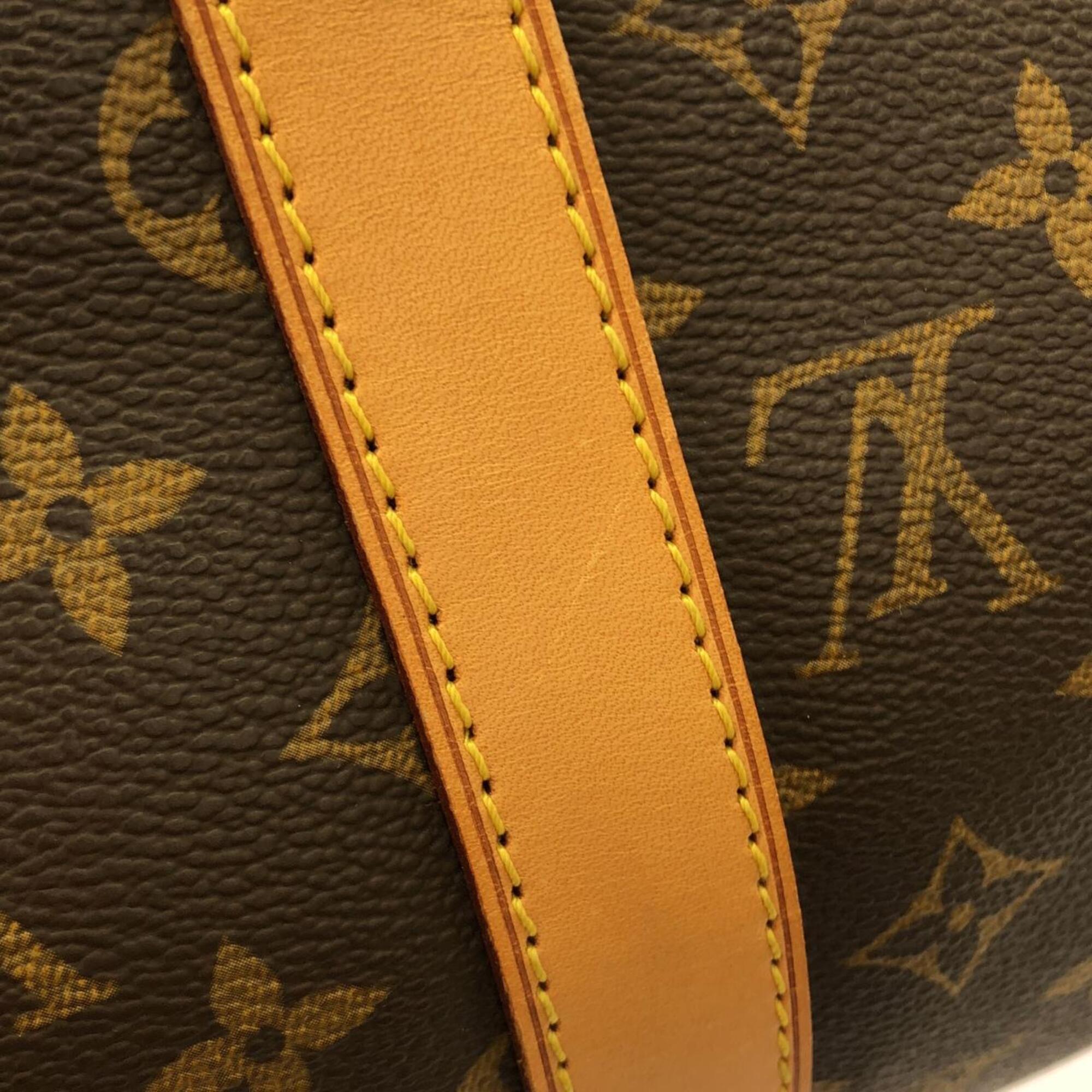 Louis Vuitton Monogram Marron Coated Canvas Boston Bag (Pre-Owned)