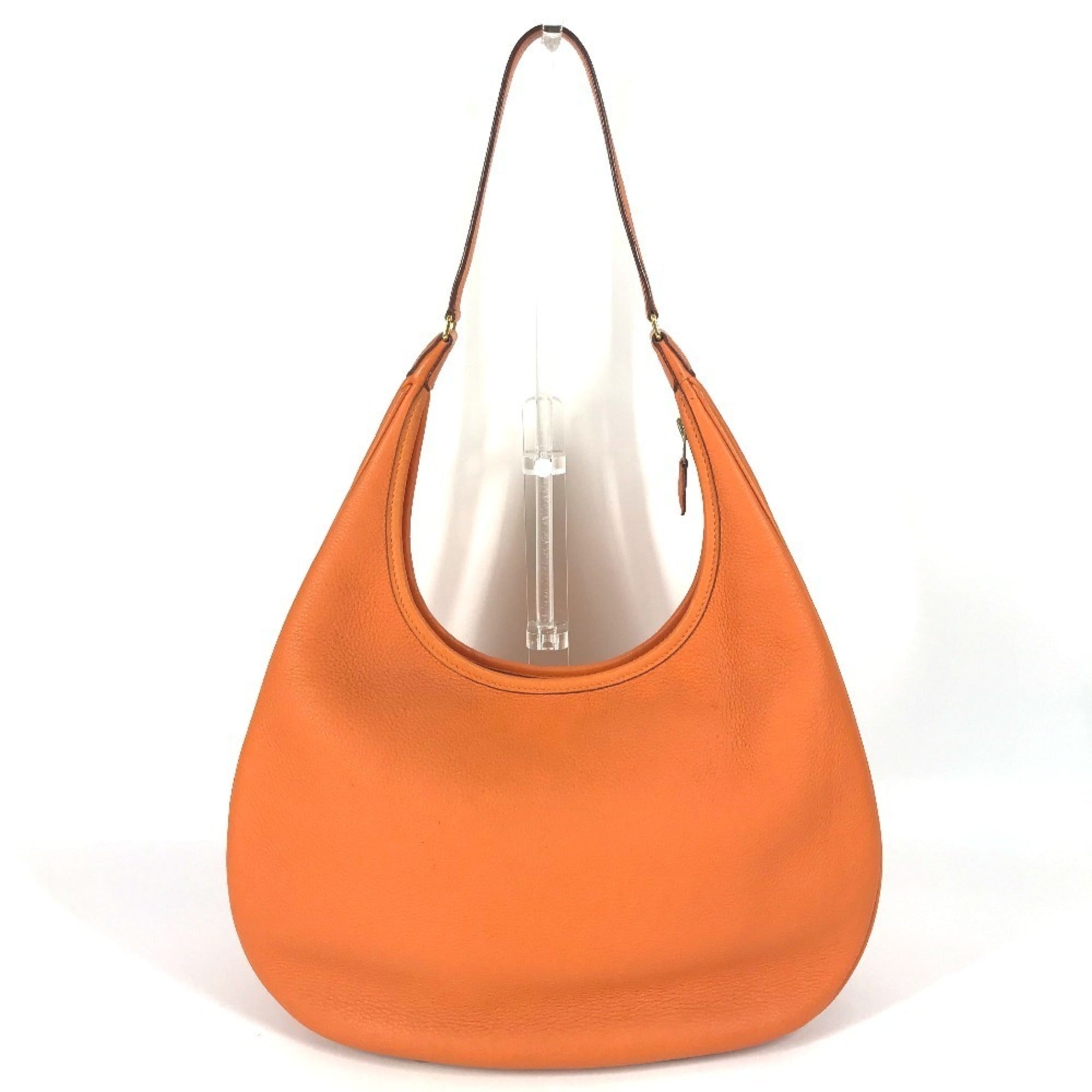 Hermes Orange Leather Shoulder Bag (Pre-Owned)