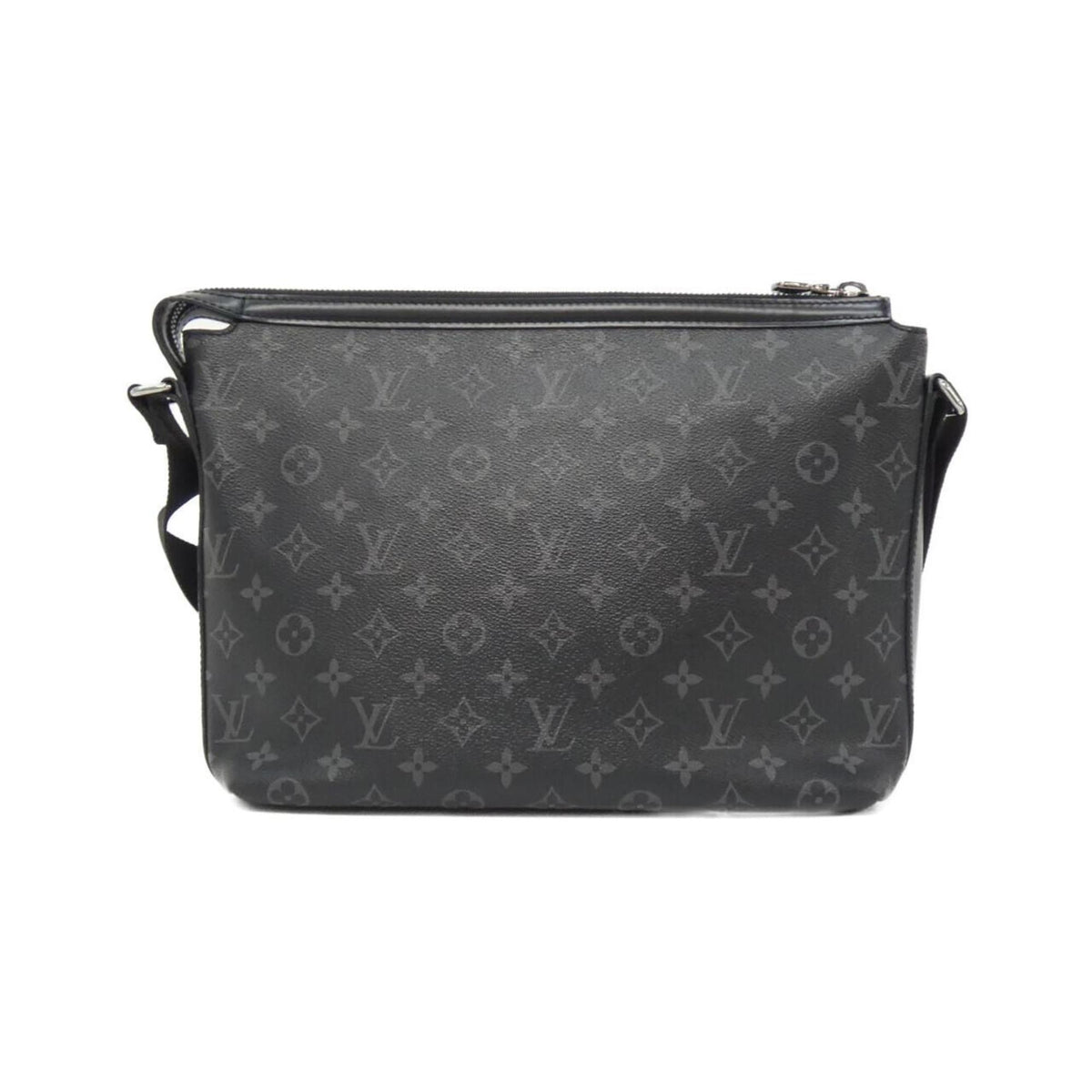 Louis Vuitton Monogram Eclipse Black Coated Canvas Shoulder Bag (Pre-Owned)