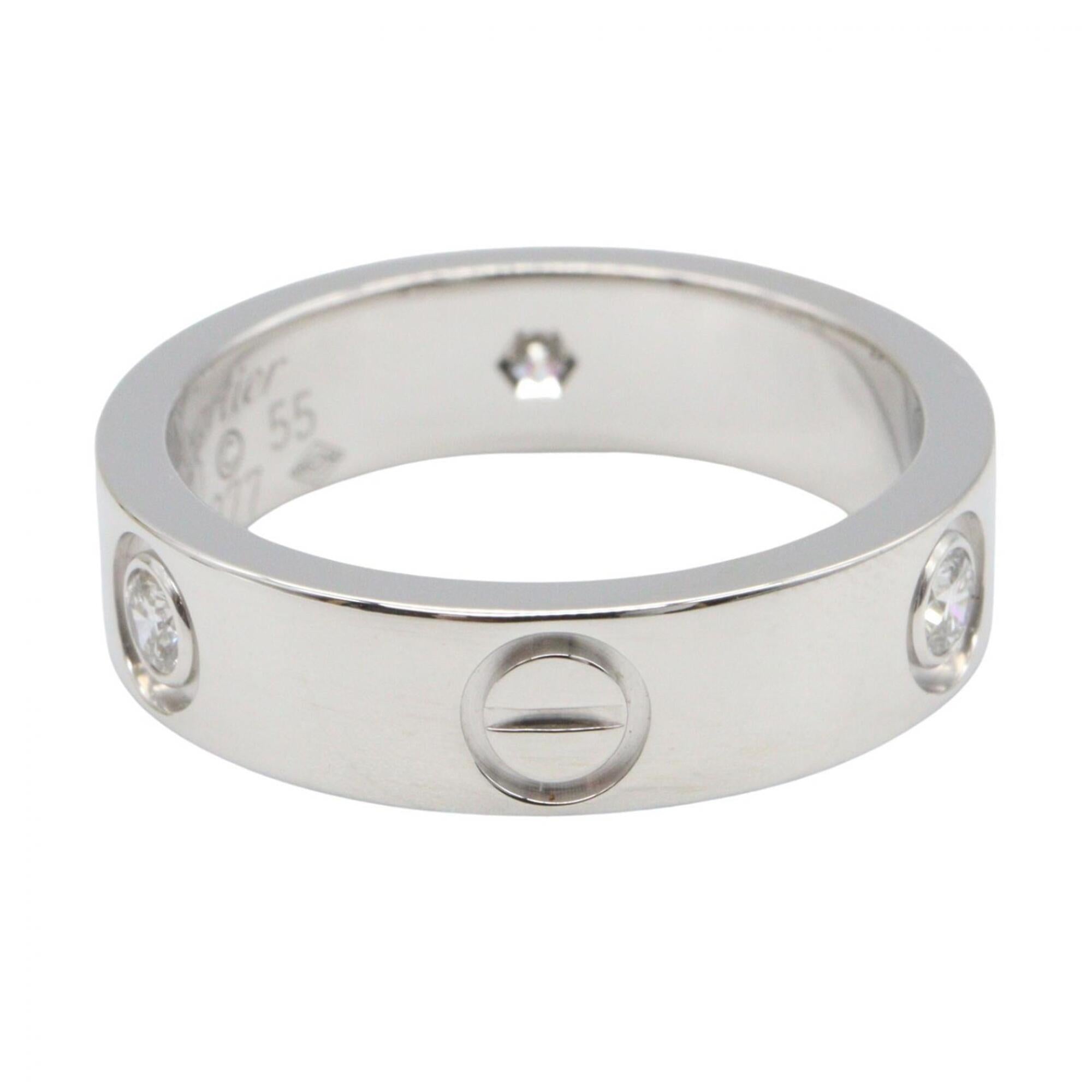 Cartier White Gold White Gold (18K) Band Ring (Pre-Owned)