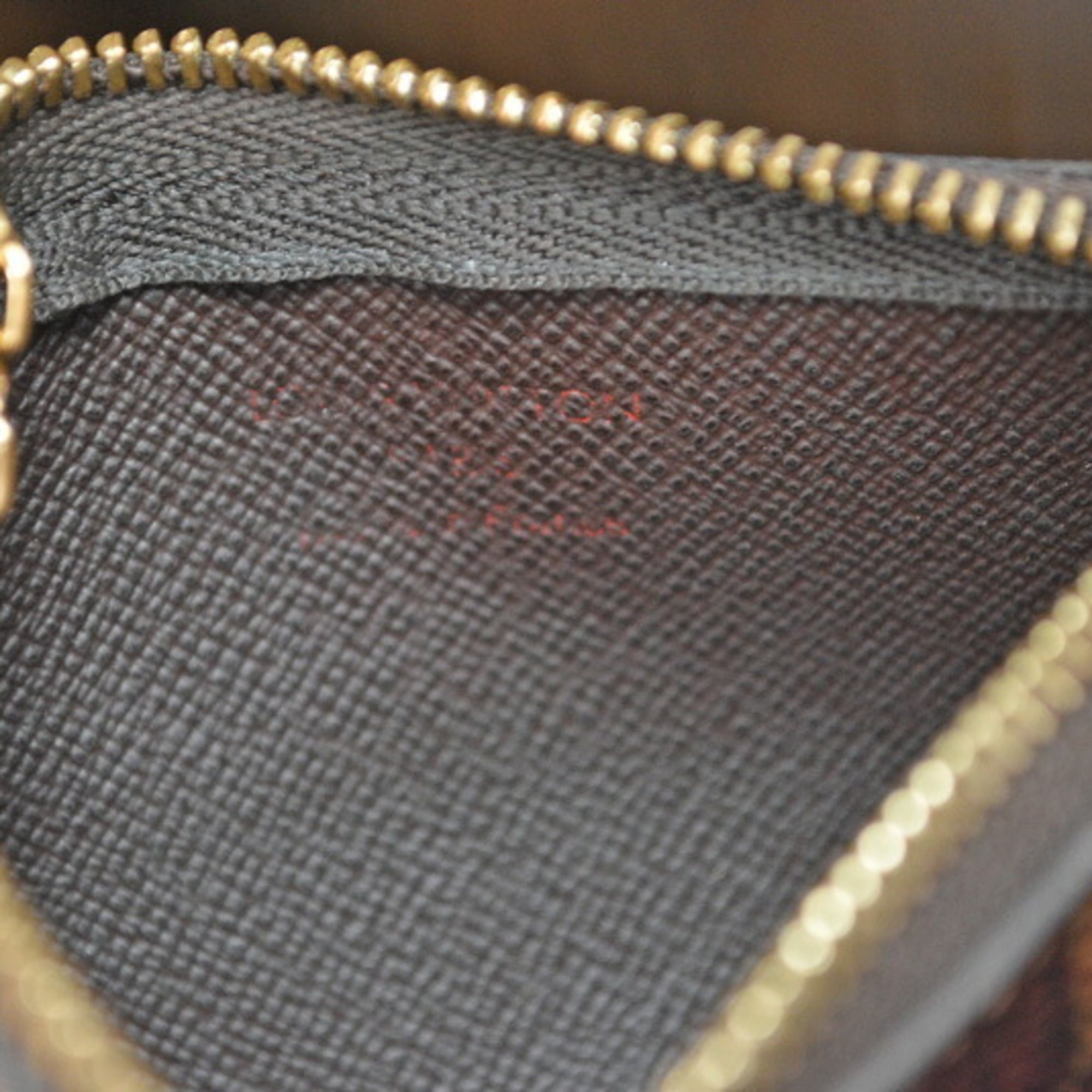 Louis Vuitton Damier Brown Damier Canvas Coin Purse/Coin Case (Pre-Owned)