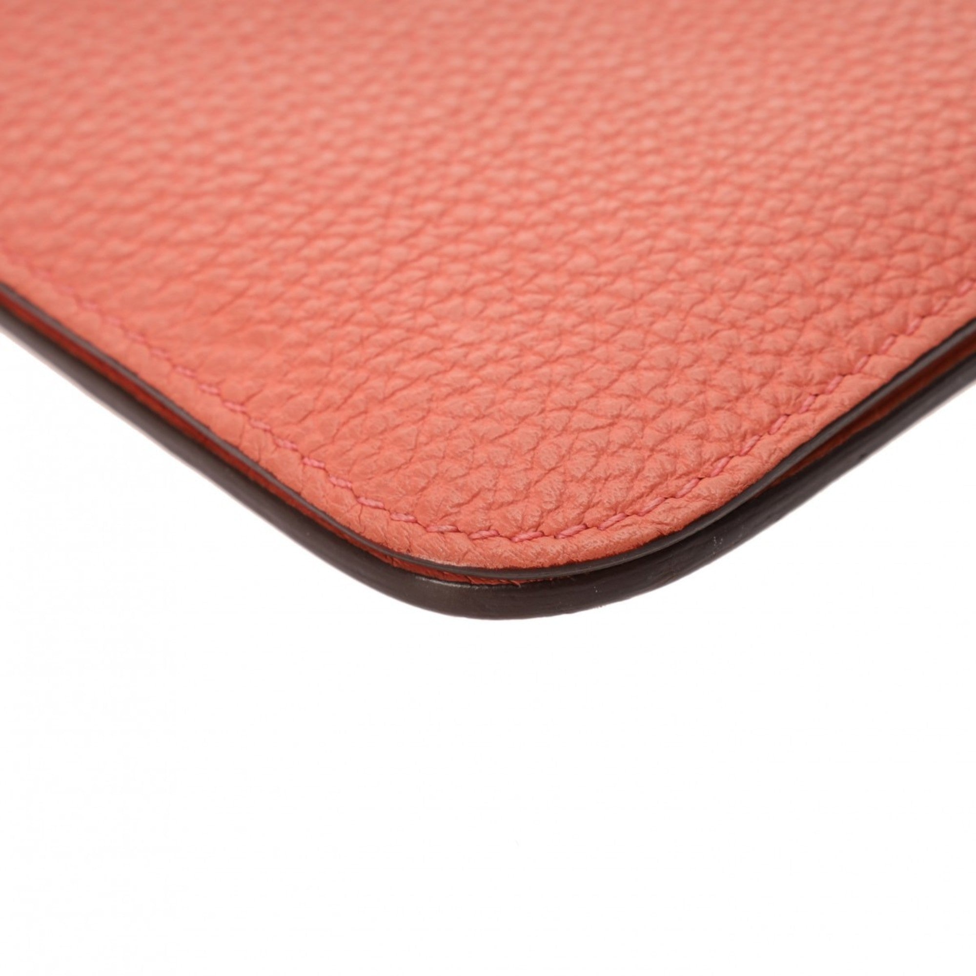 Hermes Dogon Rose Pink Togo Leather Long Bill Wallet (Bi-Fold) (Pre-Owned)