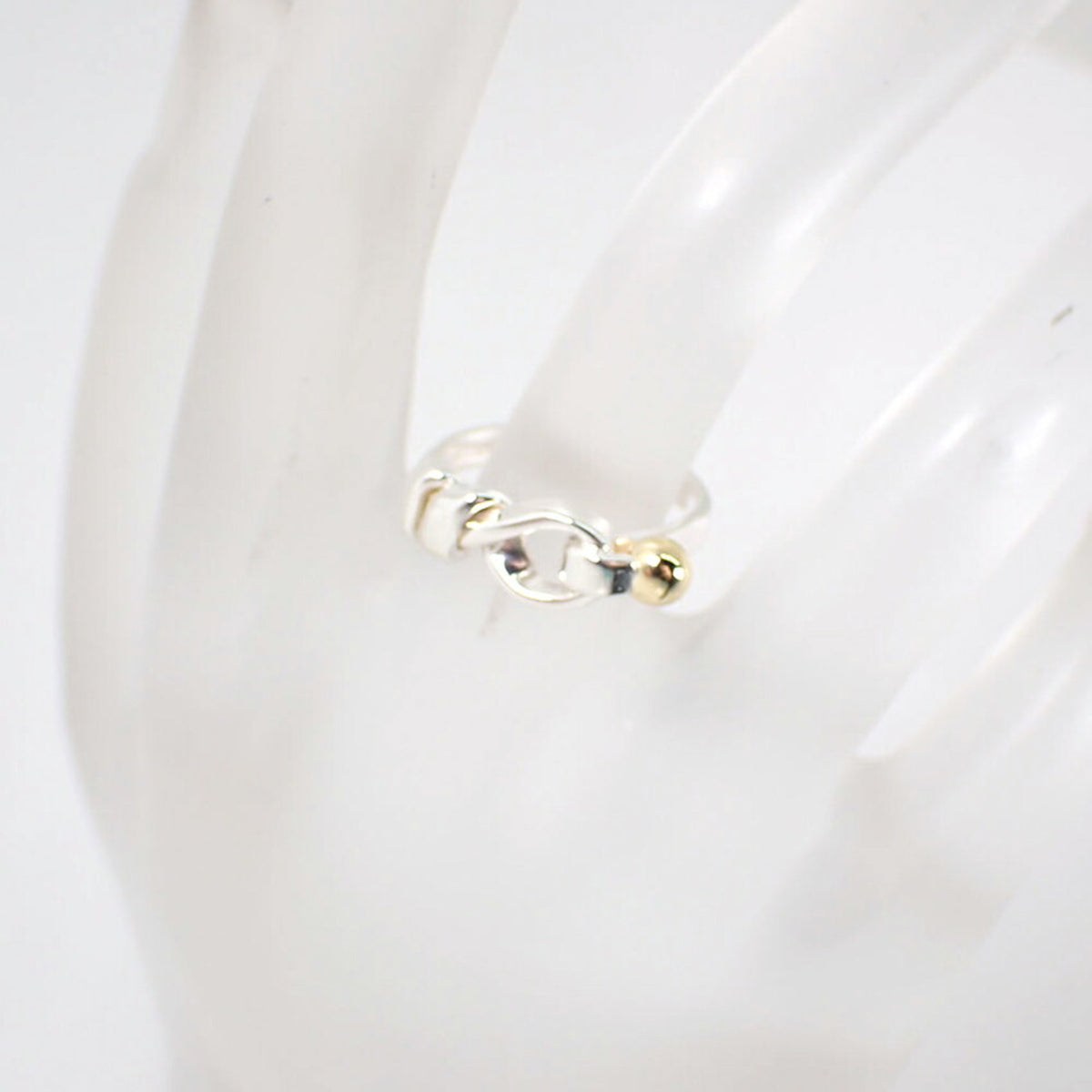 Tiffany Yellow Gold (18K) Sterling Silver 925 Band Ring (Pre-Owned)