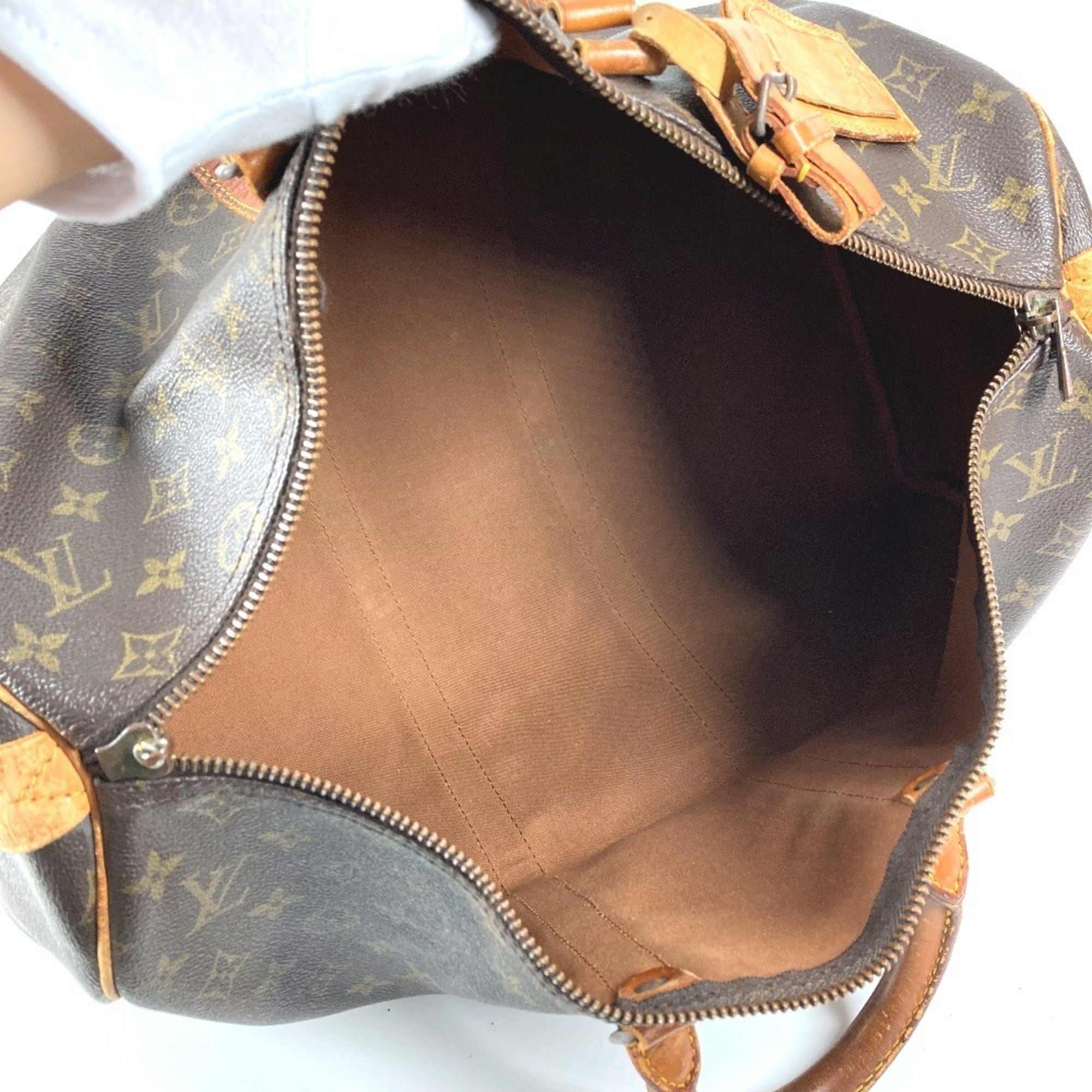 Louis Vuitton Monogram Brown Monogram Boston Bag Handbag (Pre-Owned)