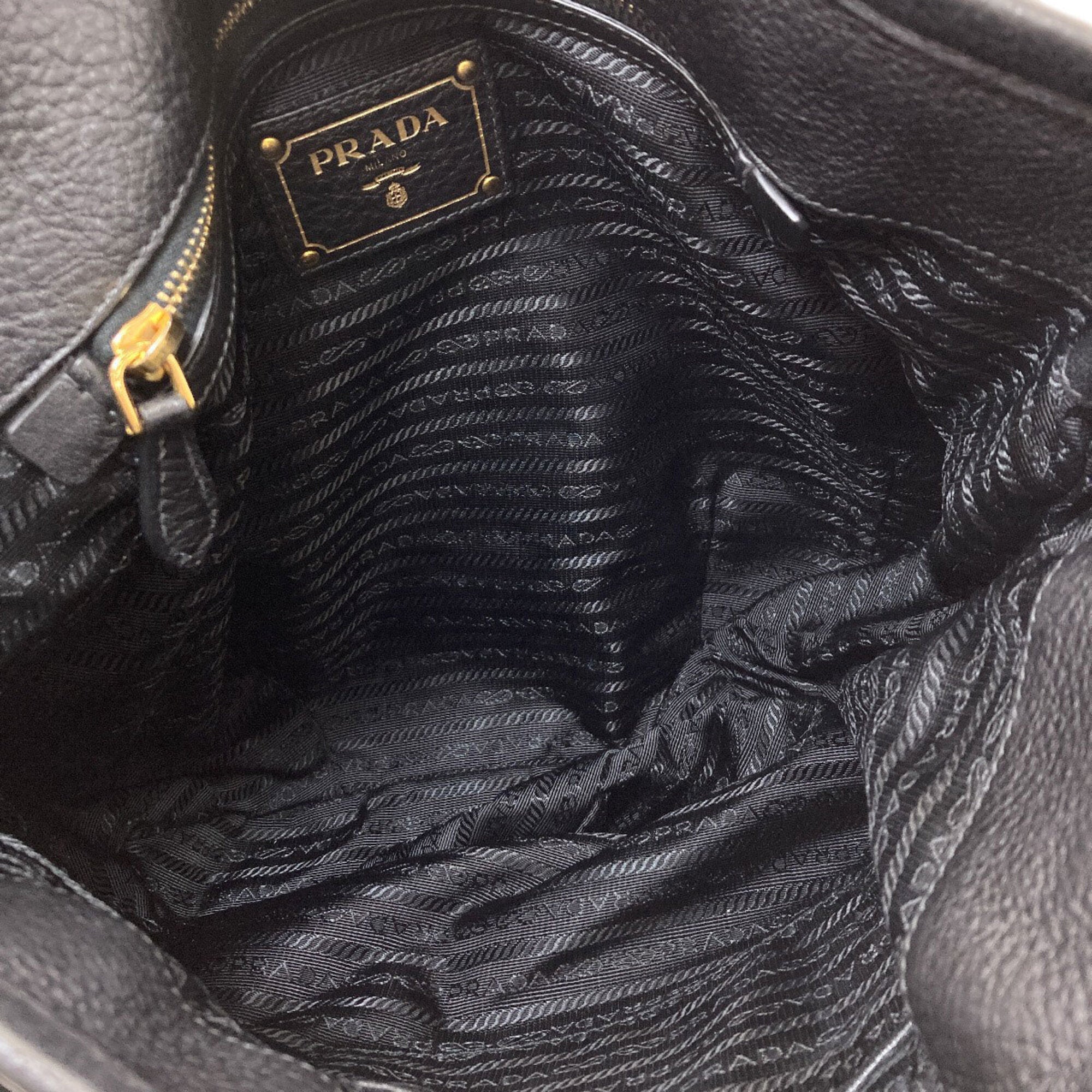 Prada Black Nylon Tote Bag (Pre-Owned)