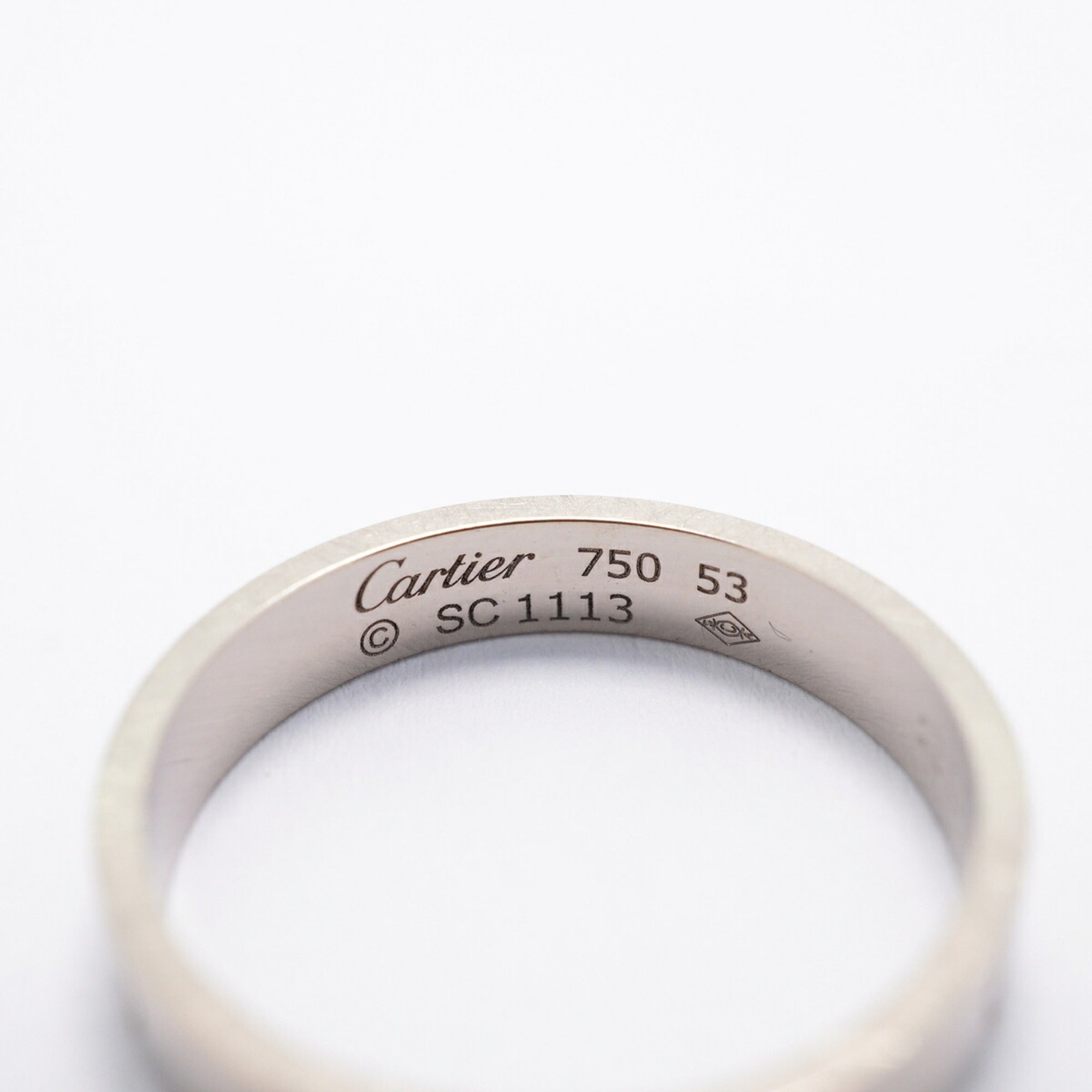 Cartier White Gold (18K) Band Ring (Pre-Owned)
