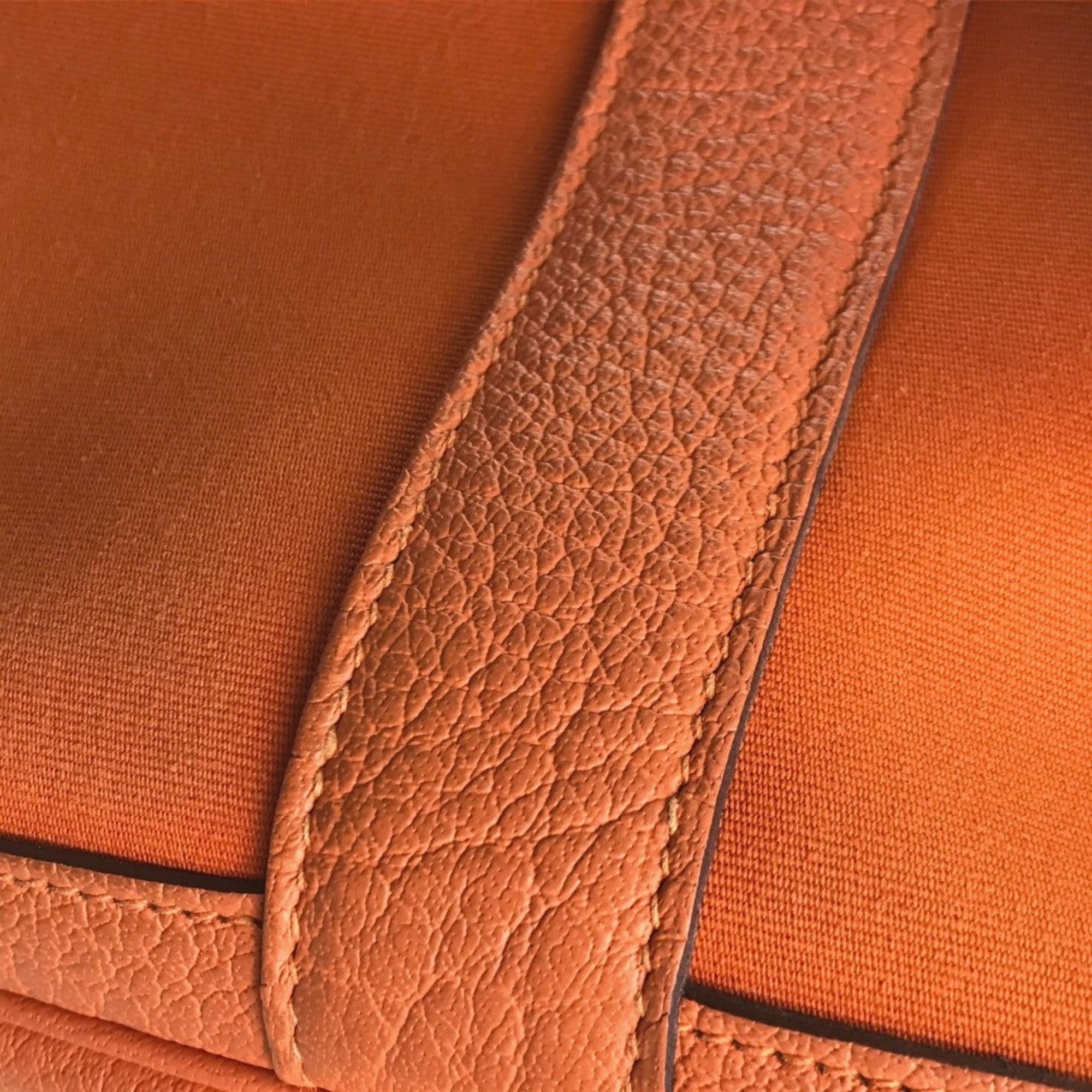 Hermes Orange Other Tote Bag (Pre-Owned)